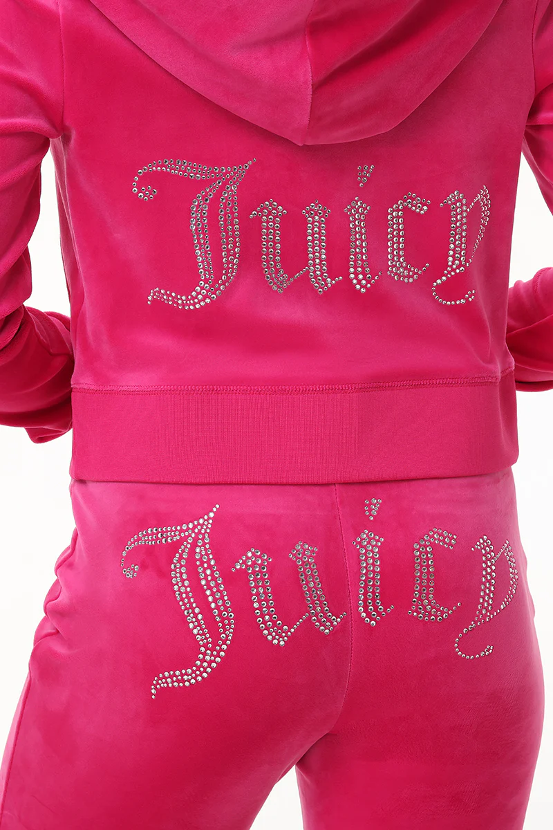 Custom Zodiac OG Big Bling Velour Hoodie