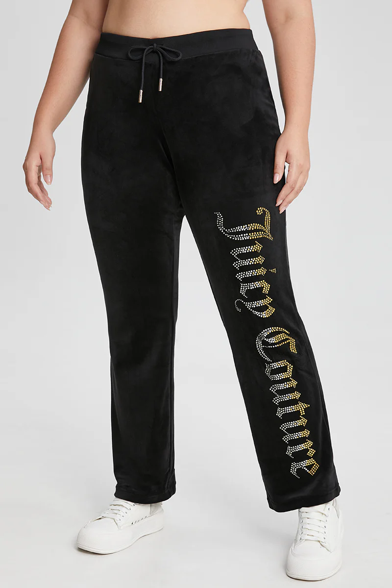 Plus-Size 30th Birthday Ombre Bling Pants