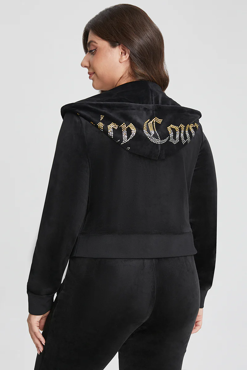 Plus-Size 30th Birthday Ombre Bling Hoodie