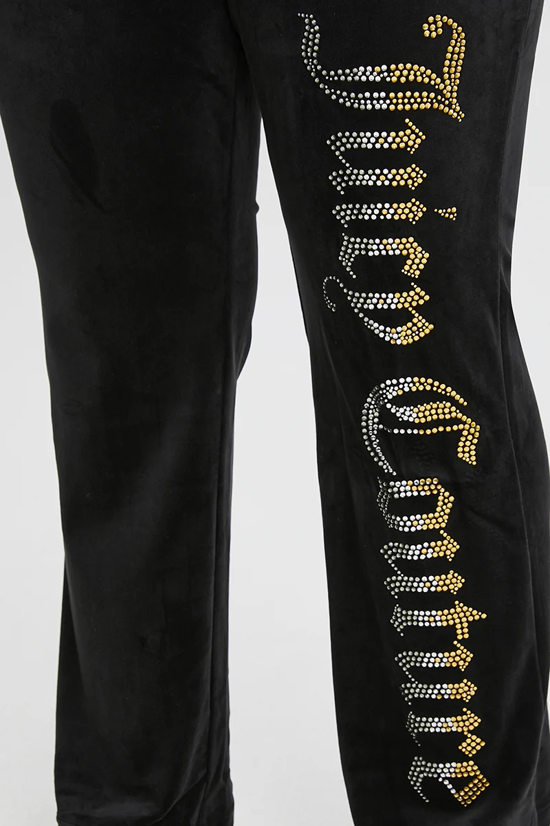 Plus-Size 30th Birthday Ombre Bling Pants