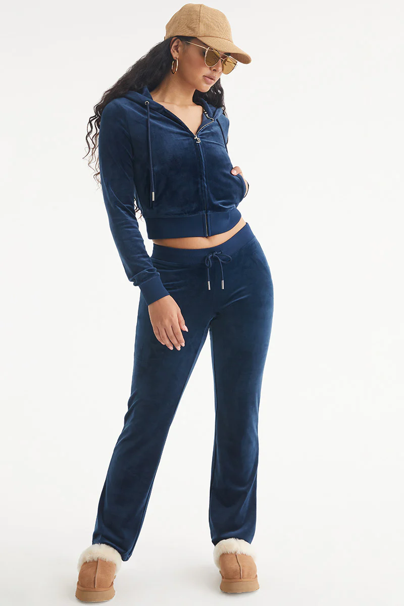 Scorpio Customizable Big Bling Velour Track Pants