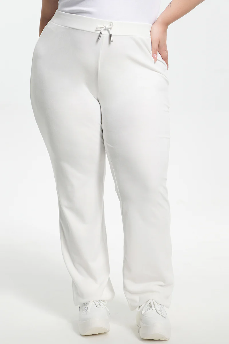 Bride Customizable Big Bling Velour Track Pants