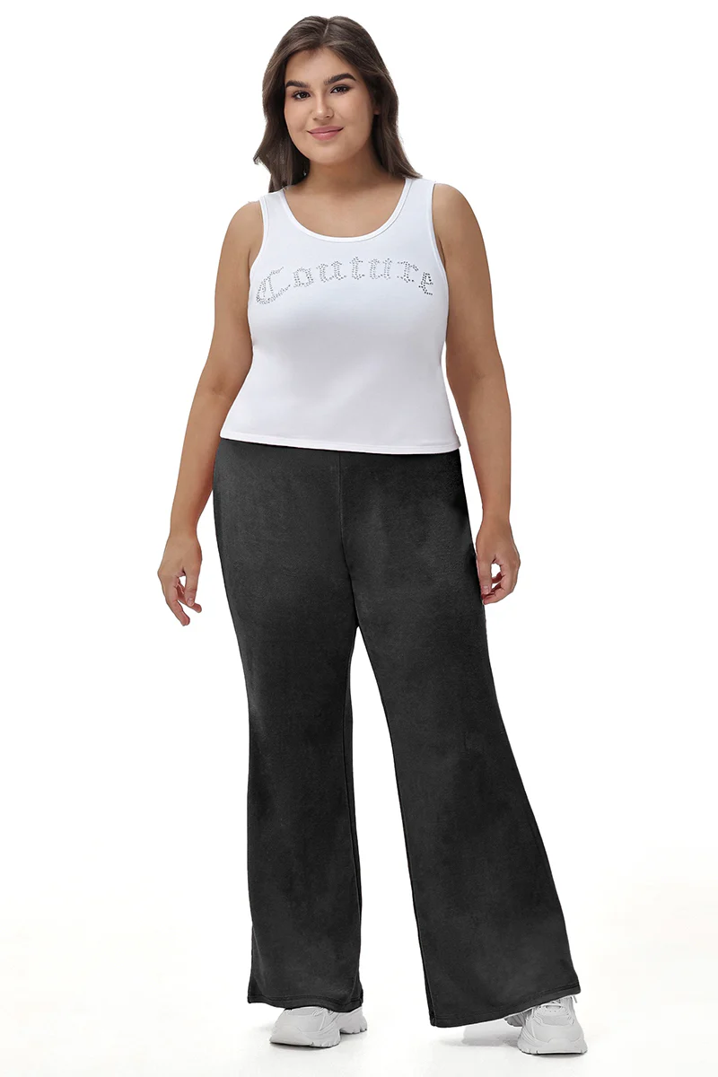 Plus-Size Big Bling Couture Tank Top