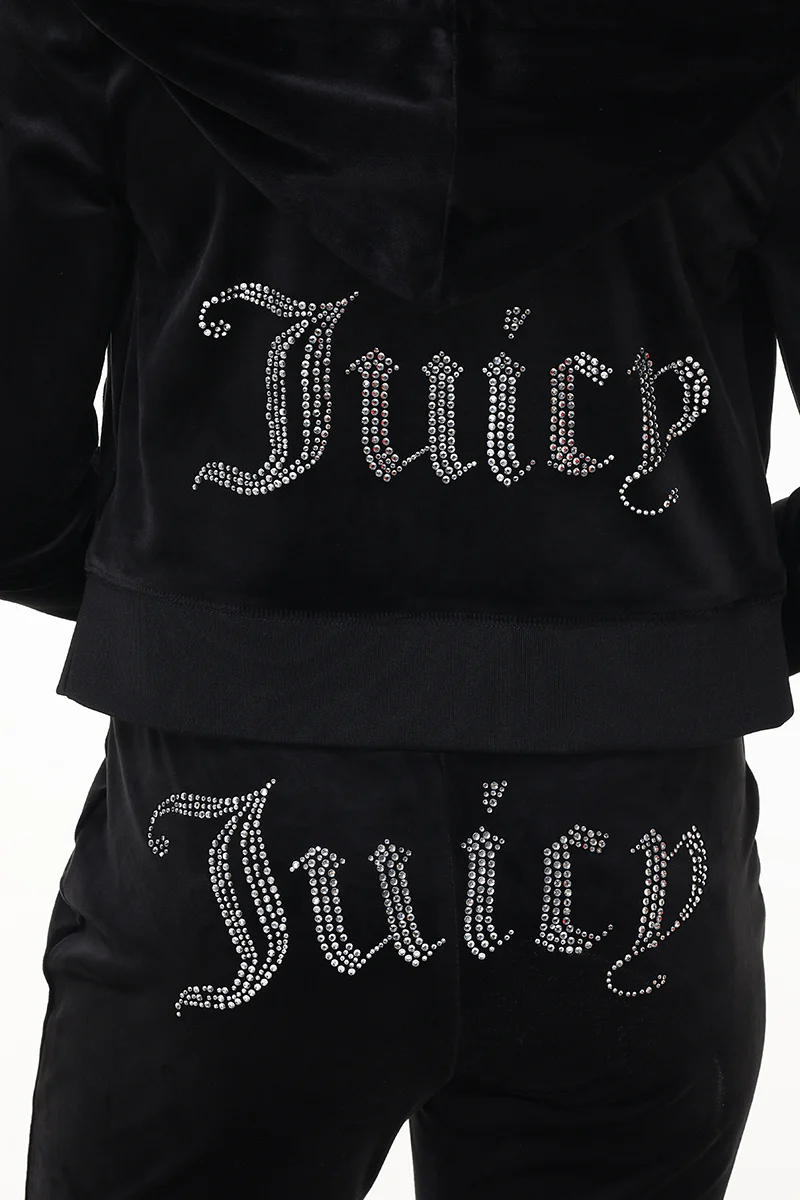 Custom Zodiac OG Big Bling Velour Hoodie