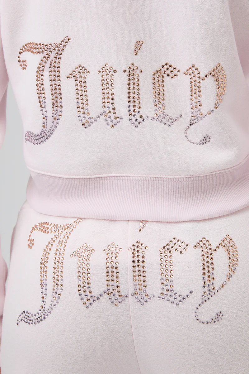 30th Birthday Ombre Fleece Cropped Hoodie