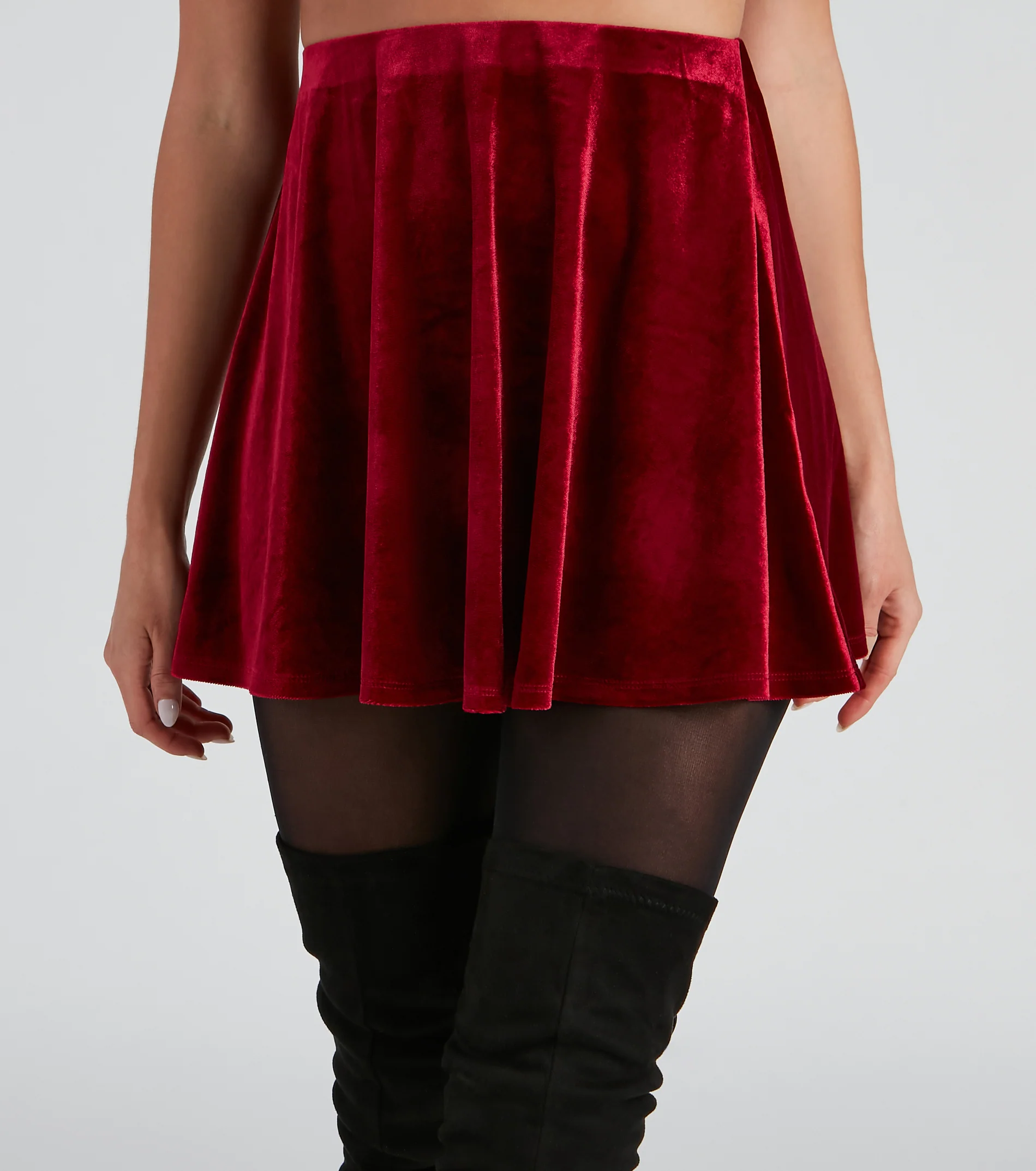 Lil' Red Velvet Halloween Skirt