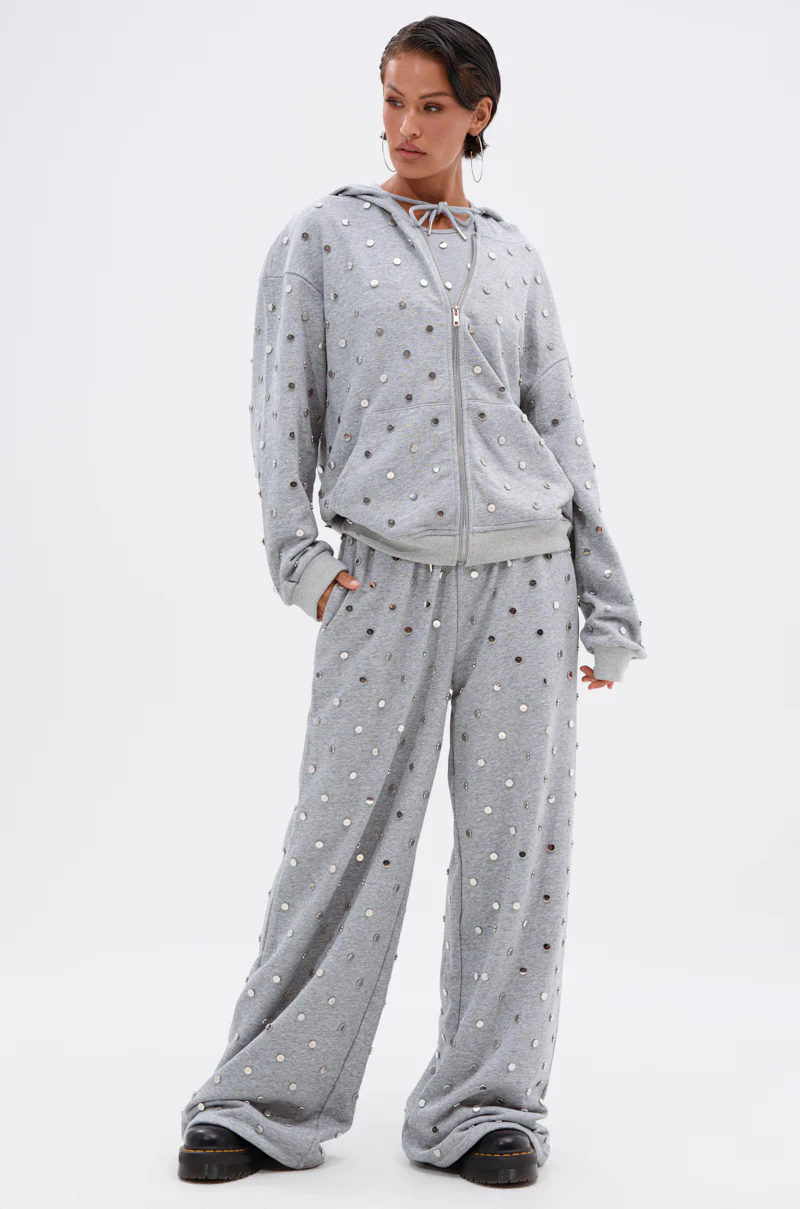 POPPING OFF WIDE LEG JOGGER