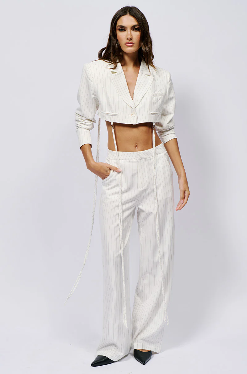 OVER THE TOP TROUSER IN WHITE