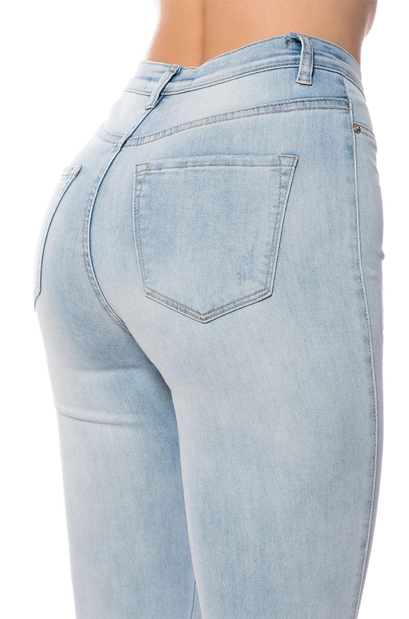 FLEX-FIT HIGH WAISTED SUPER STRETCHY SKINNY JEANS