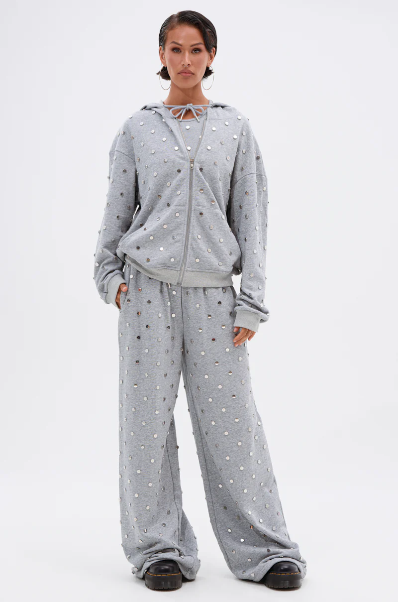 POPPING OFF WIDE LEG JOGGER