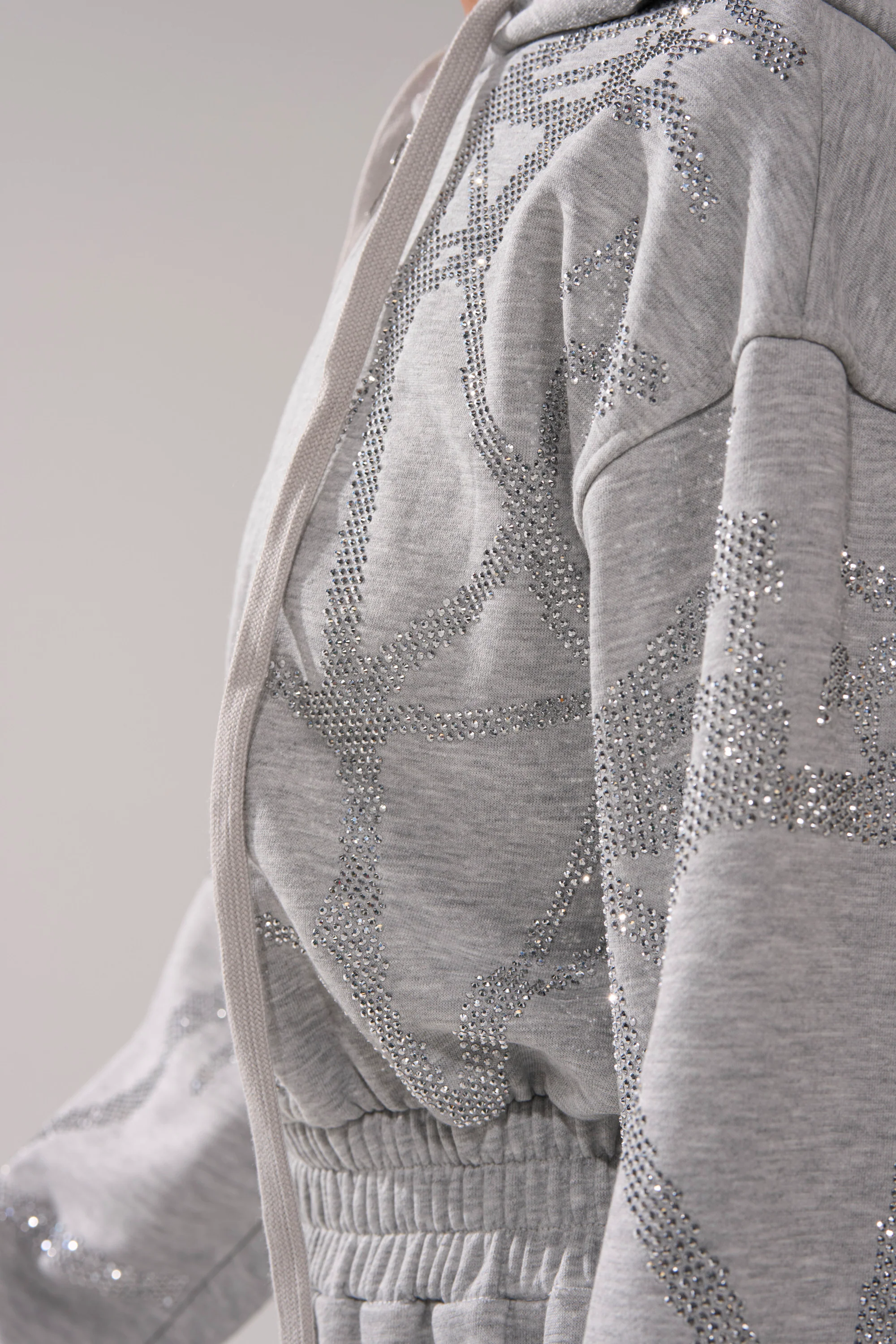 NEVER BUGGIN PRINTED FRENCH TERRY JUMPSUIT