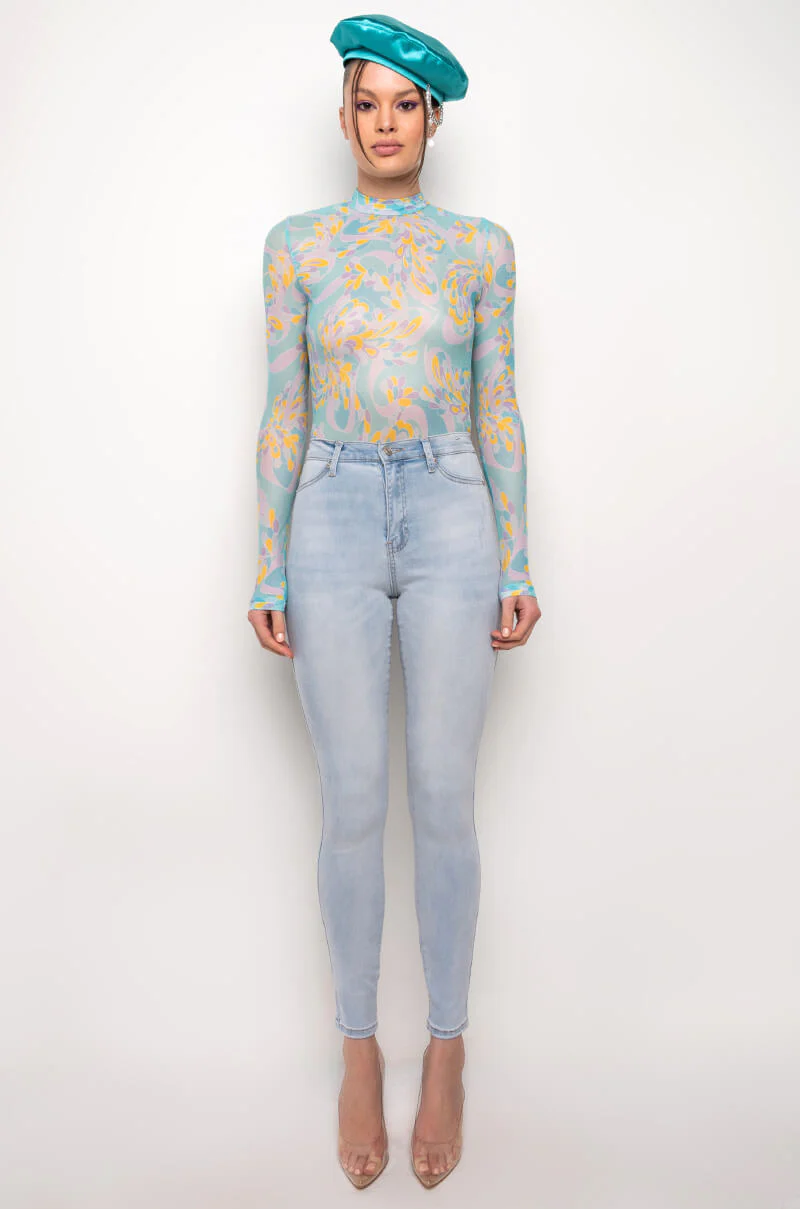 FLEX-FIT HIGH WAISTED SUPER STRETCHY SKINNY JEANS