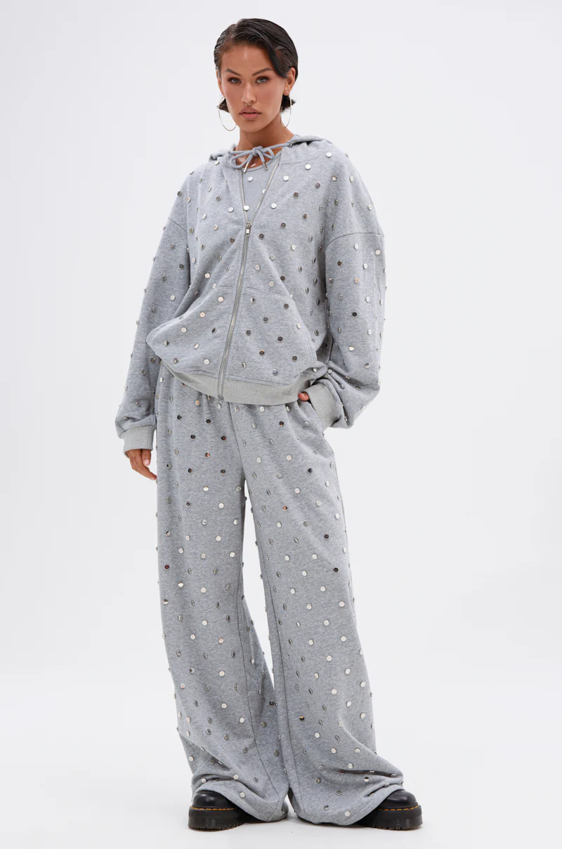 POPPING OFF WIDE LEG JOGGER