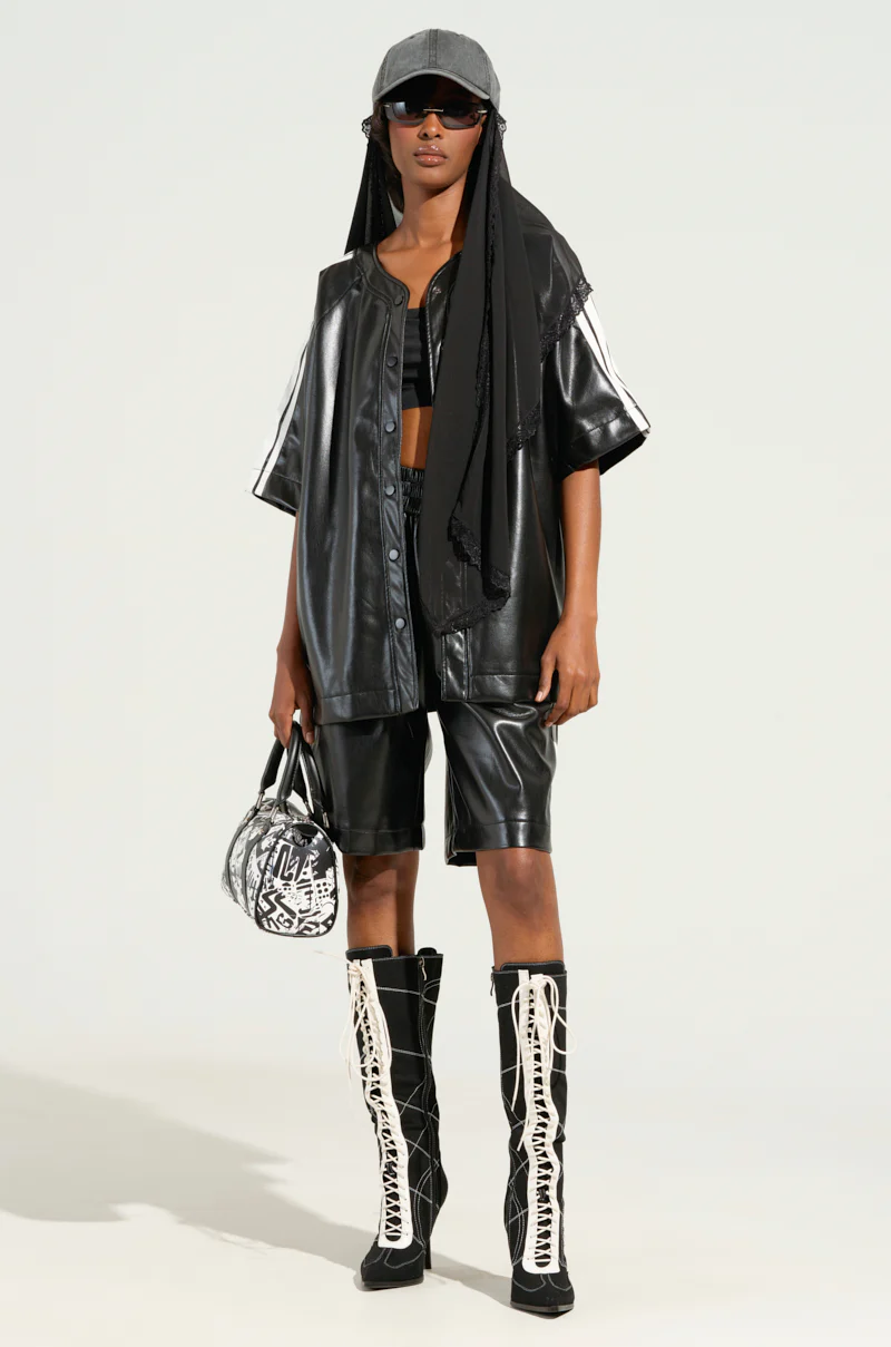 EXTRA BUTTER LEATHER SHORTS