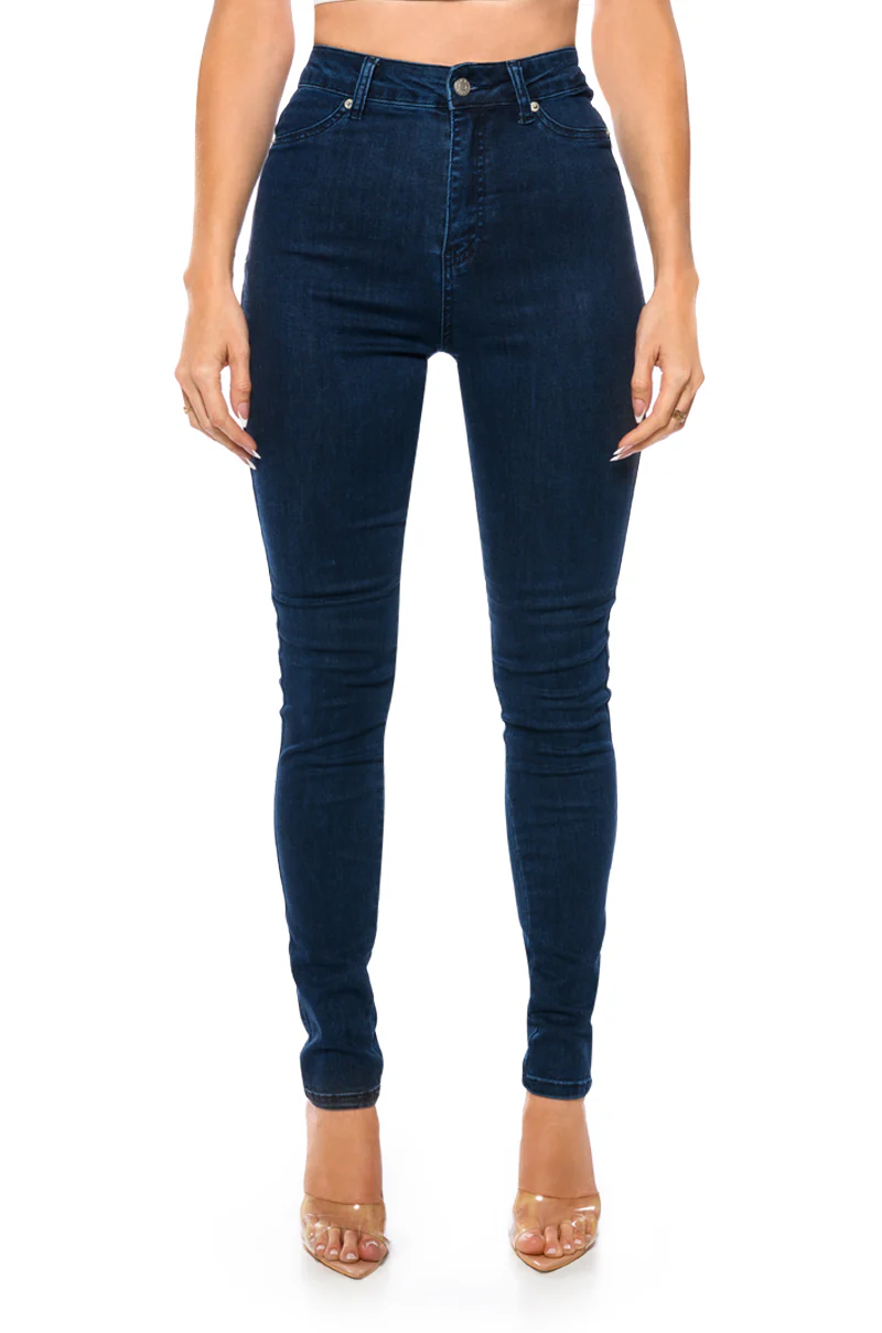 FLEX-FIT HIGH WAISTED SUPER STRETCHY SKINNY JEANS