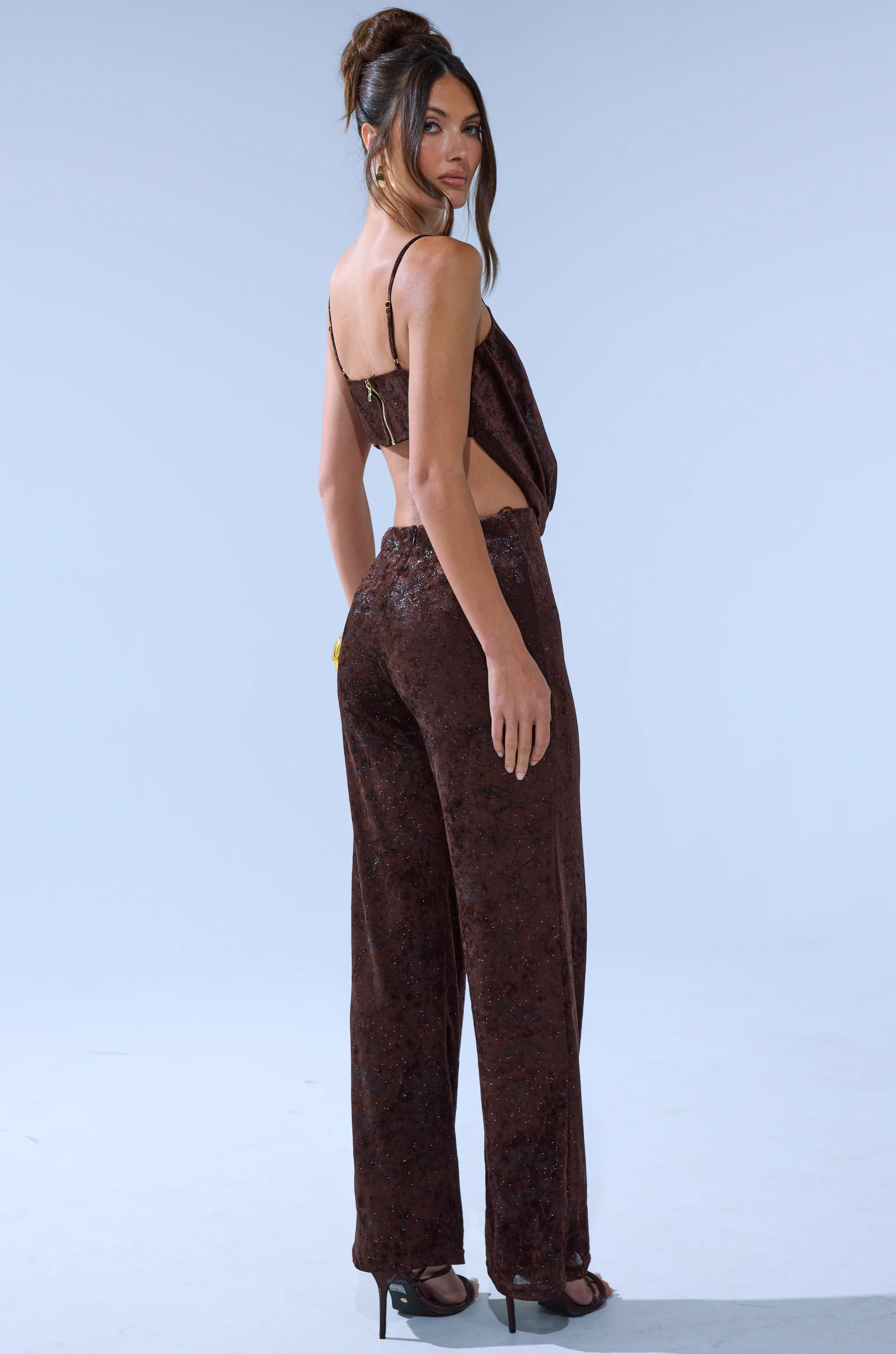 MELANY COWL NECK JUMPSUIT