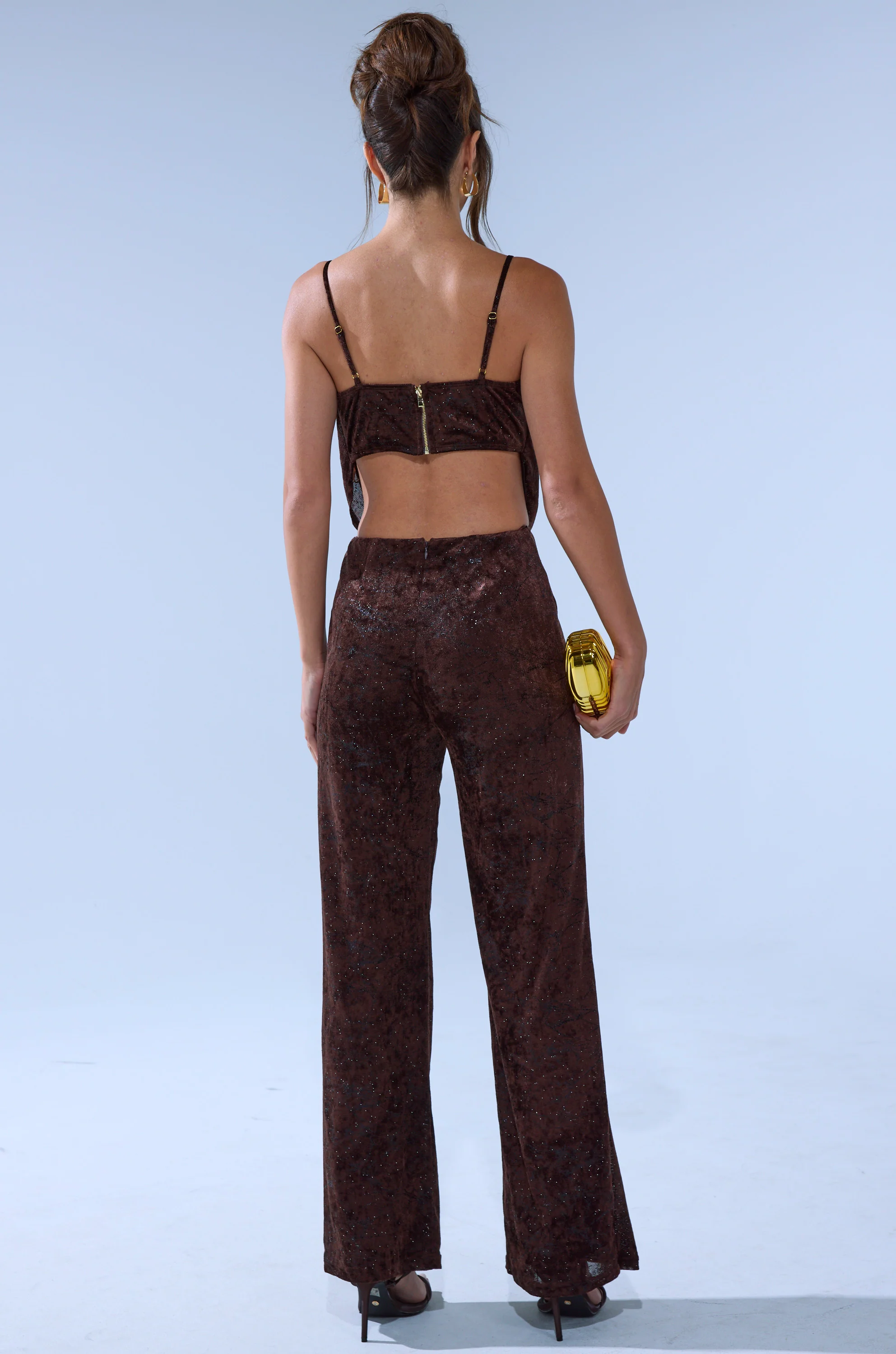 MELANY COWL NECK JUMPSUIT
