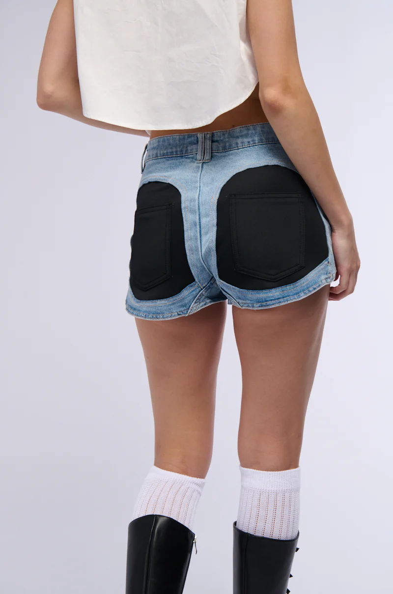 SHOW ME WHAT YOU GOT DENIM MINI SHORTS
