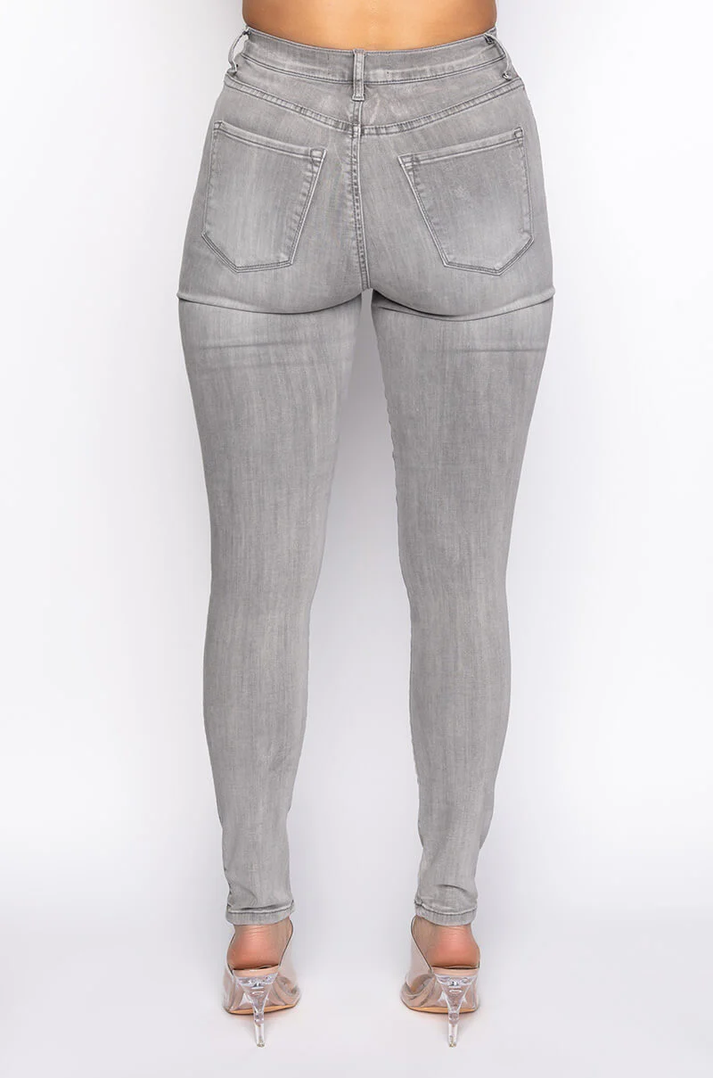 FLEX-FIT HIGH WAISTED SUPER STRETCHY SKINNY JEANS