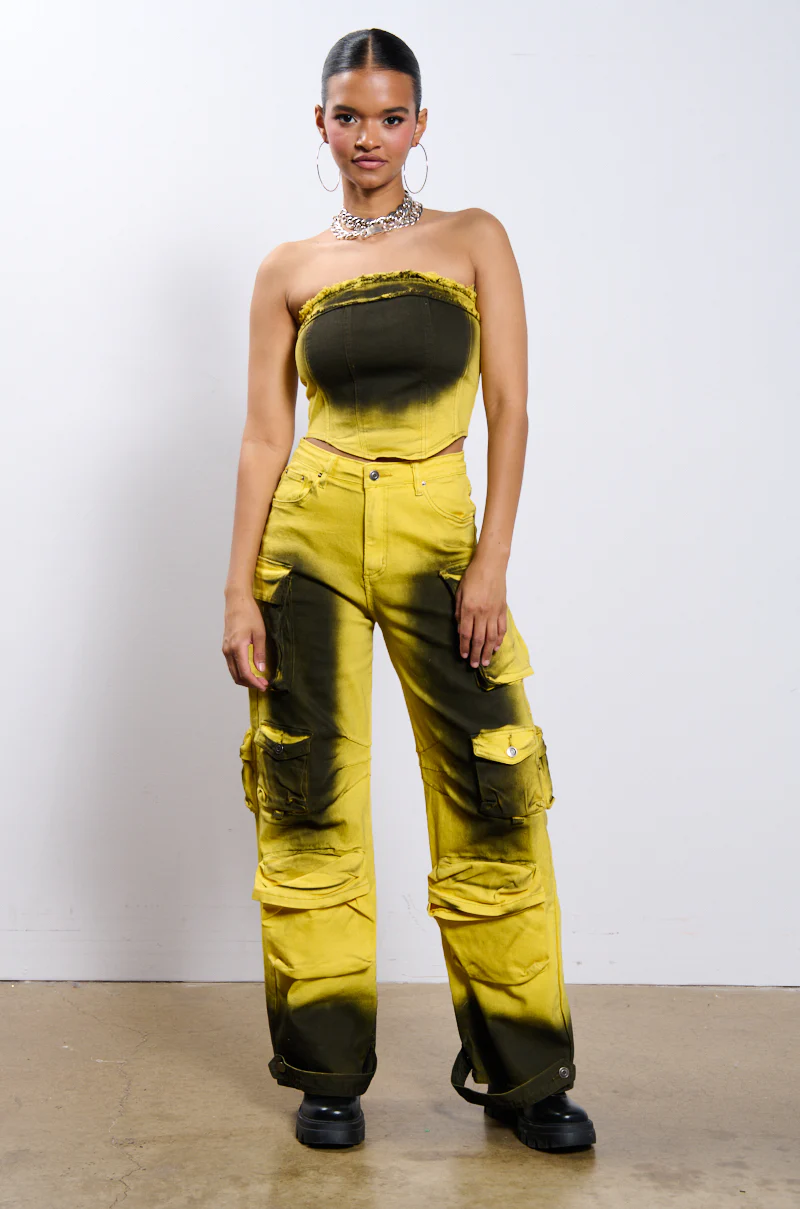 WHAT THE PRICE DENIM CARGO PANT