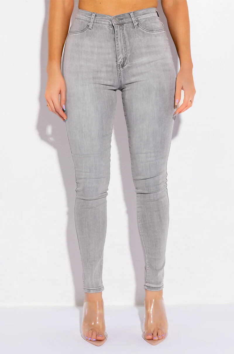 FLEX-FIT HIGH WAISTED SUPER STRETCHY SKINNY JEANS