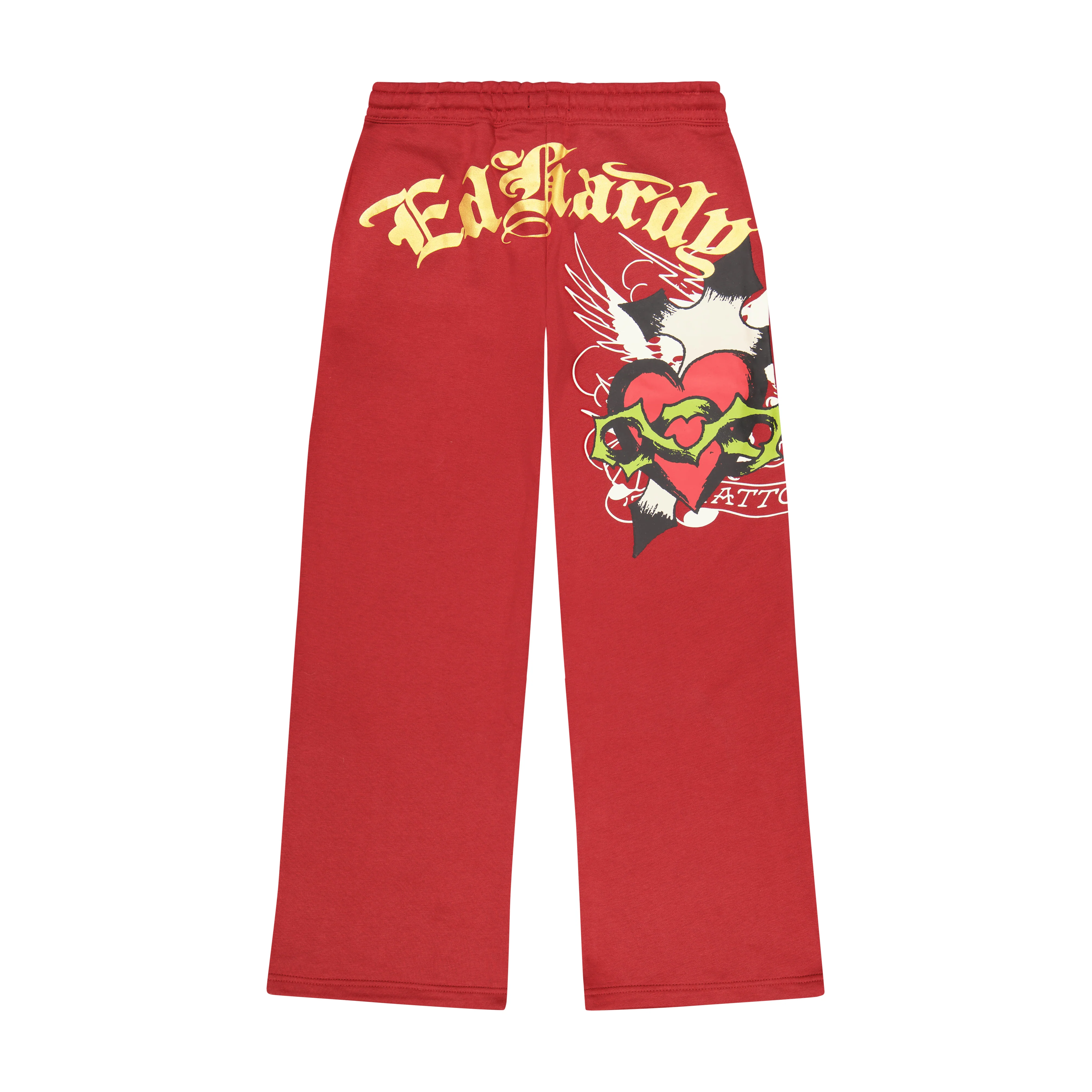 Sacred Heart Sweatpants - Dark Cherry