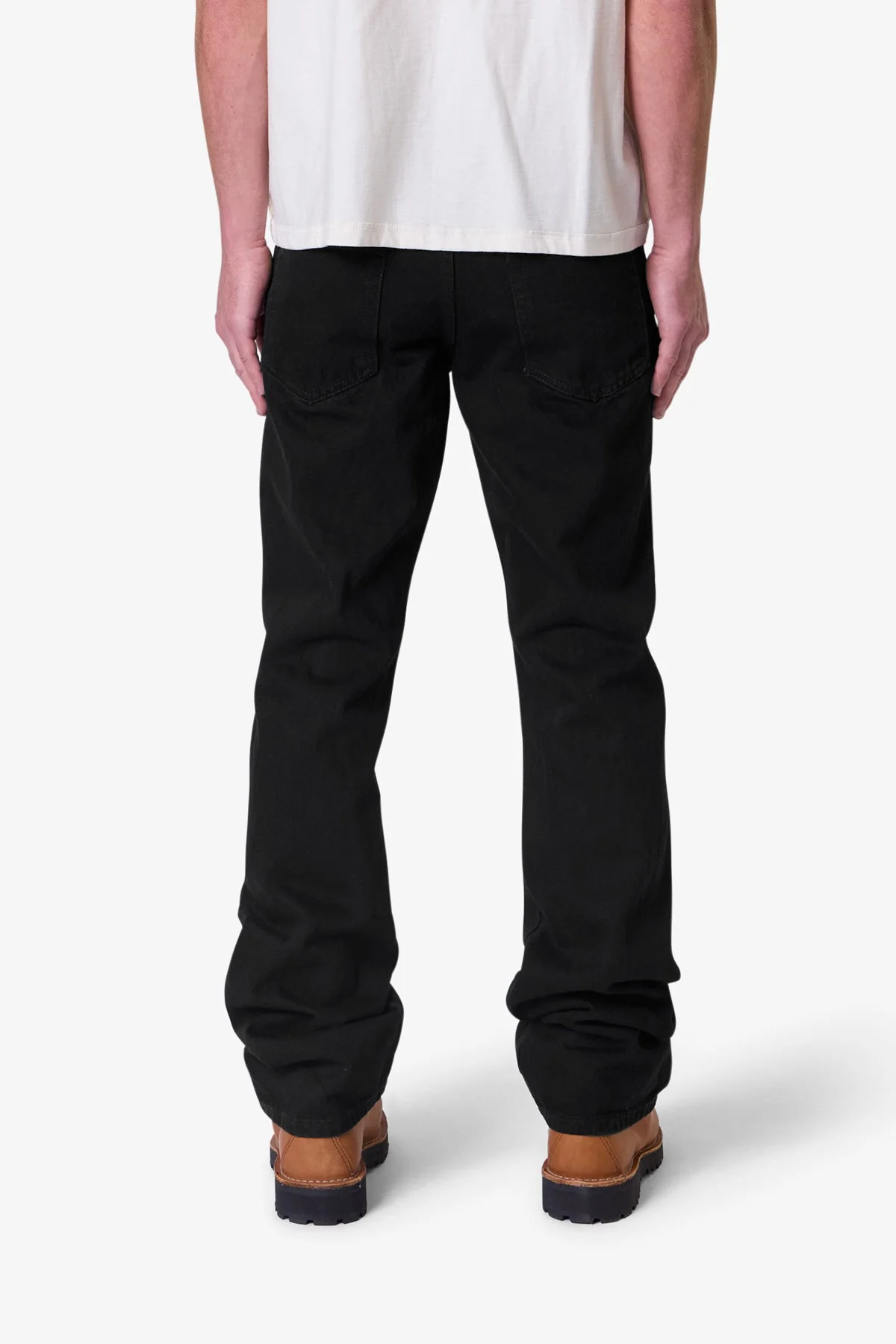 Raw Bootcut Denim - Rinsed Black