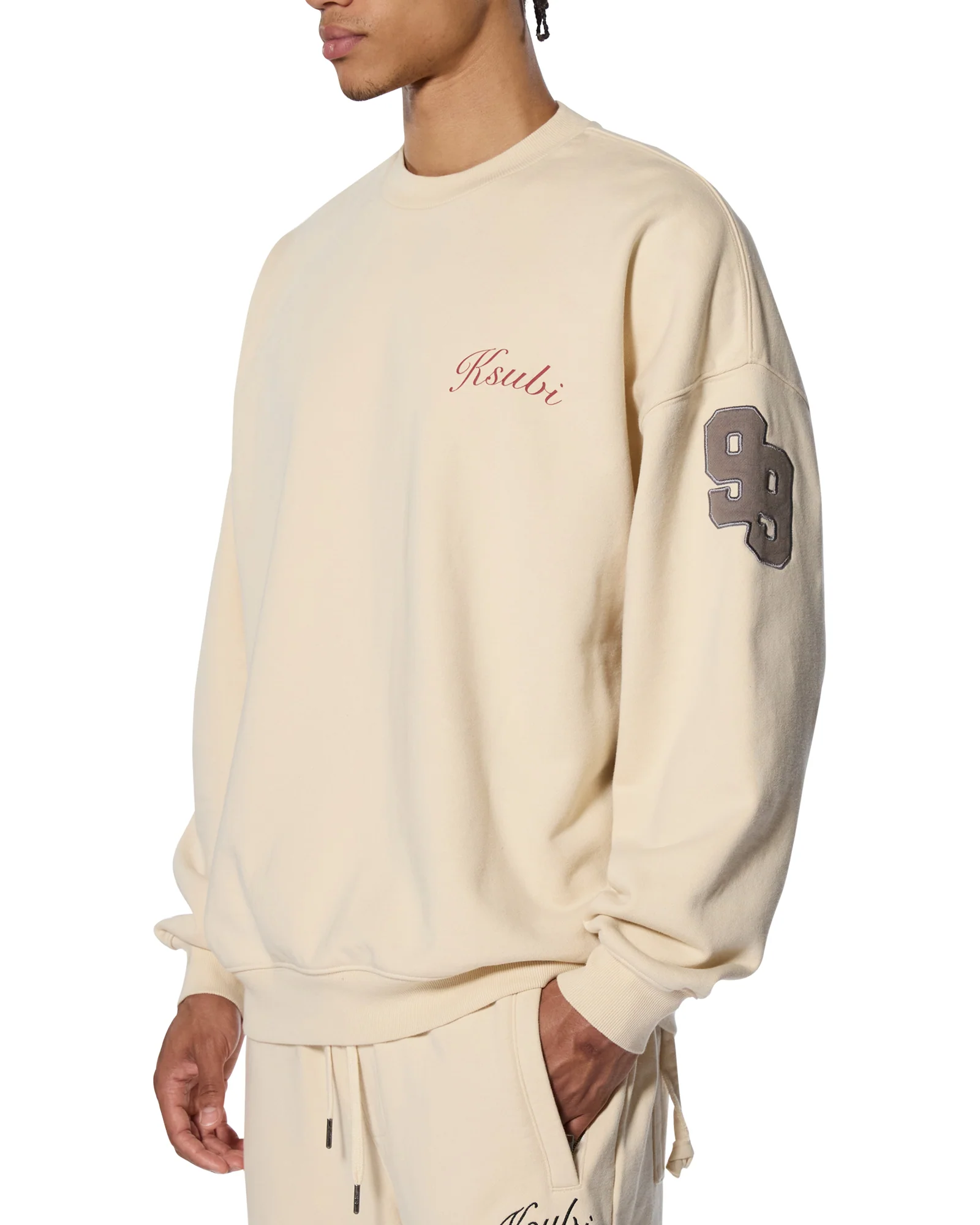 PLAYOFF EKCESS CREW NECK DUSTY DESERT