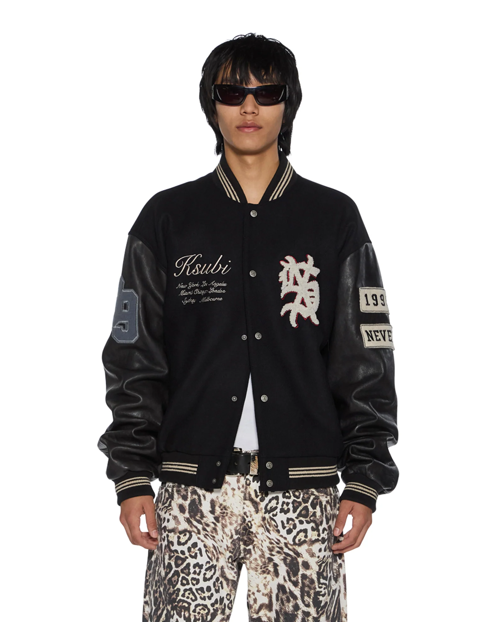 PLAYOFF VARSITY JACKET BLACK