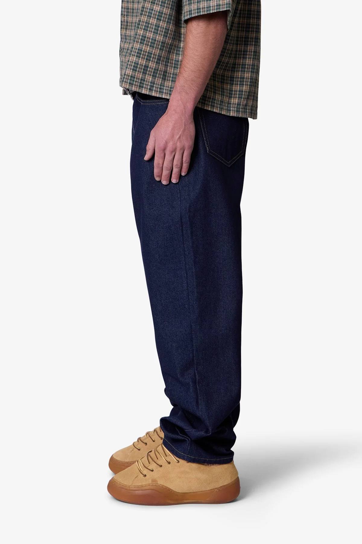 Raw Ultra Baggy Denim - Rinsed Indigo