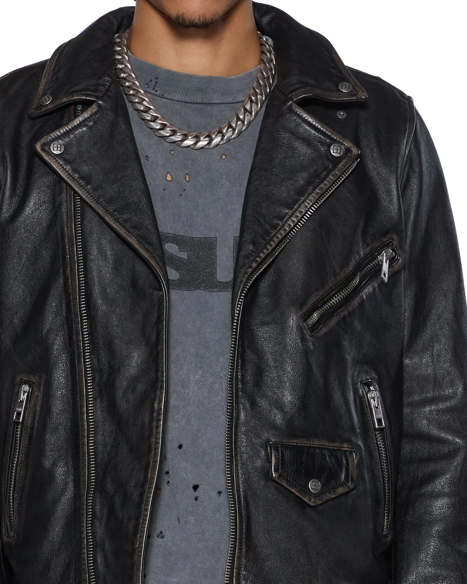 SOTT CAPITOL LEATHER JACKET BLACK