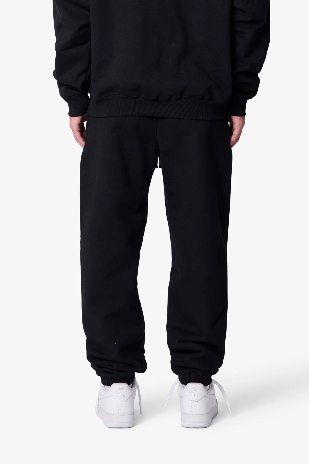 Heavy Basic Sweatpants - Black