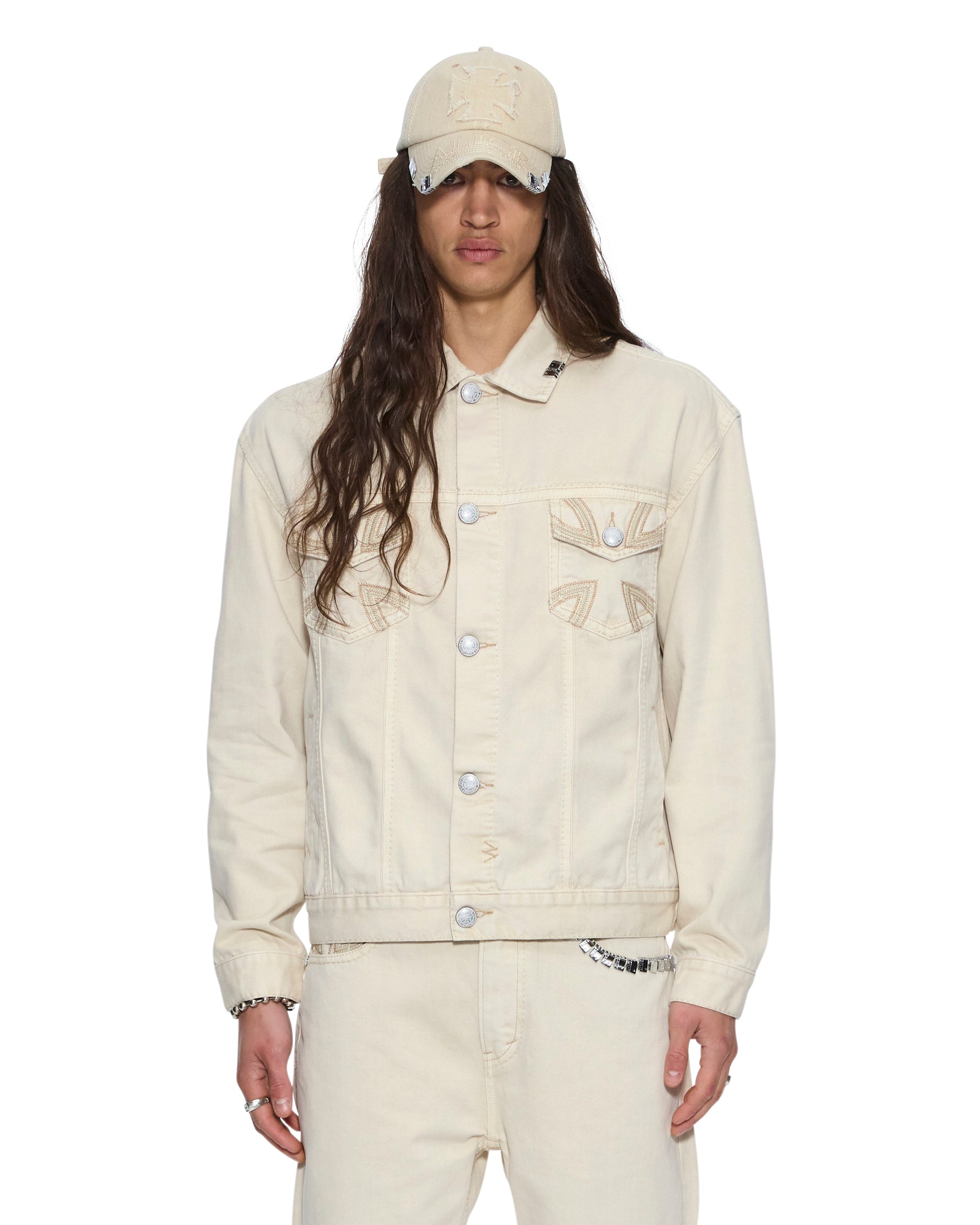 KSUBI X ALICE HOLLYWOOD OH G JACKET IVORY