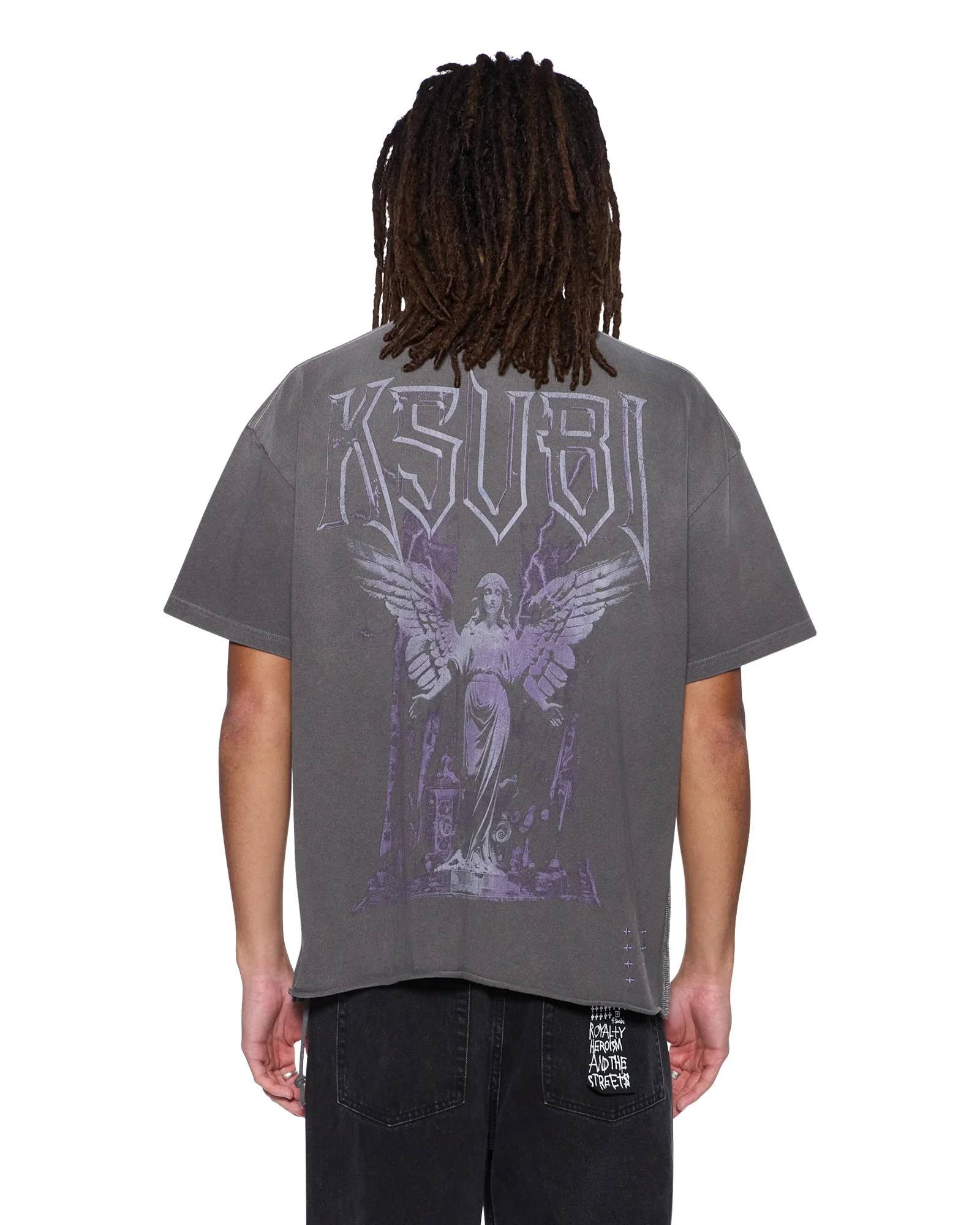 UTOPIA ANGEL EKCESS  SS TEE CHARCOAL