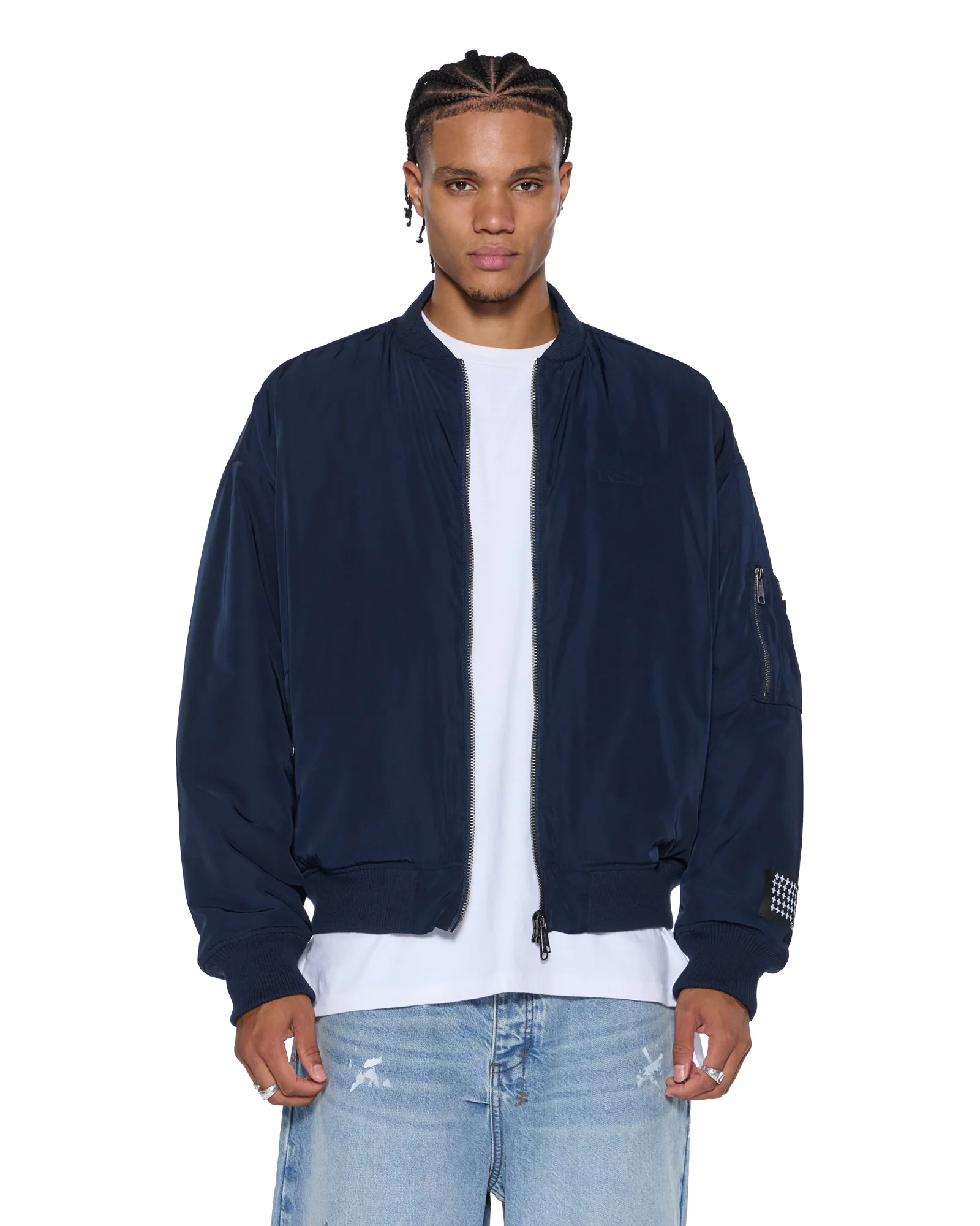 INTRUDER BOMBER JACKET NAVY