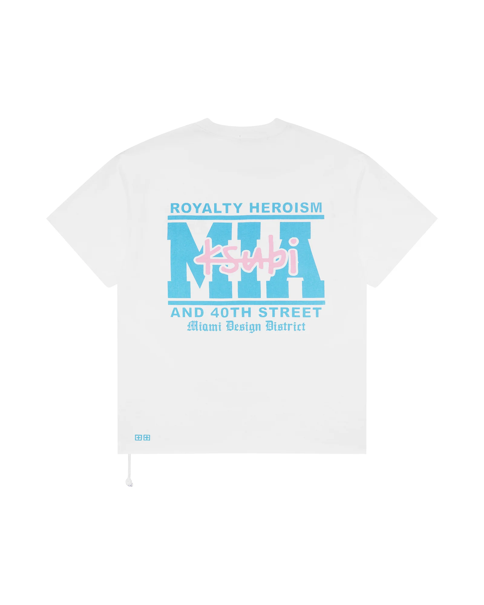 MIAMI AND THE STREETS SS BIGGIE TEE WHITE