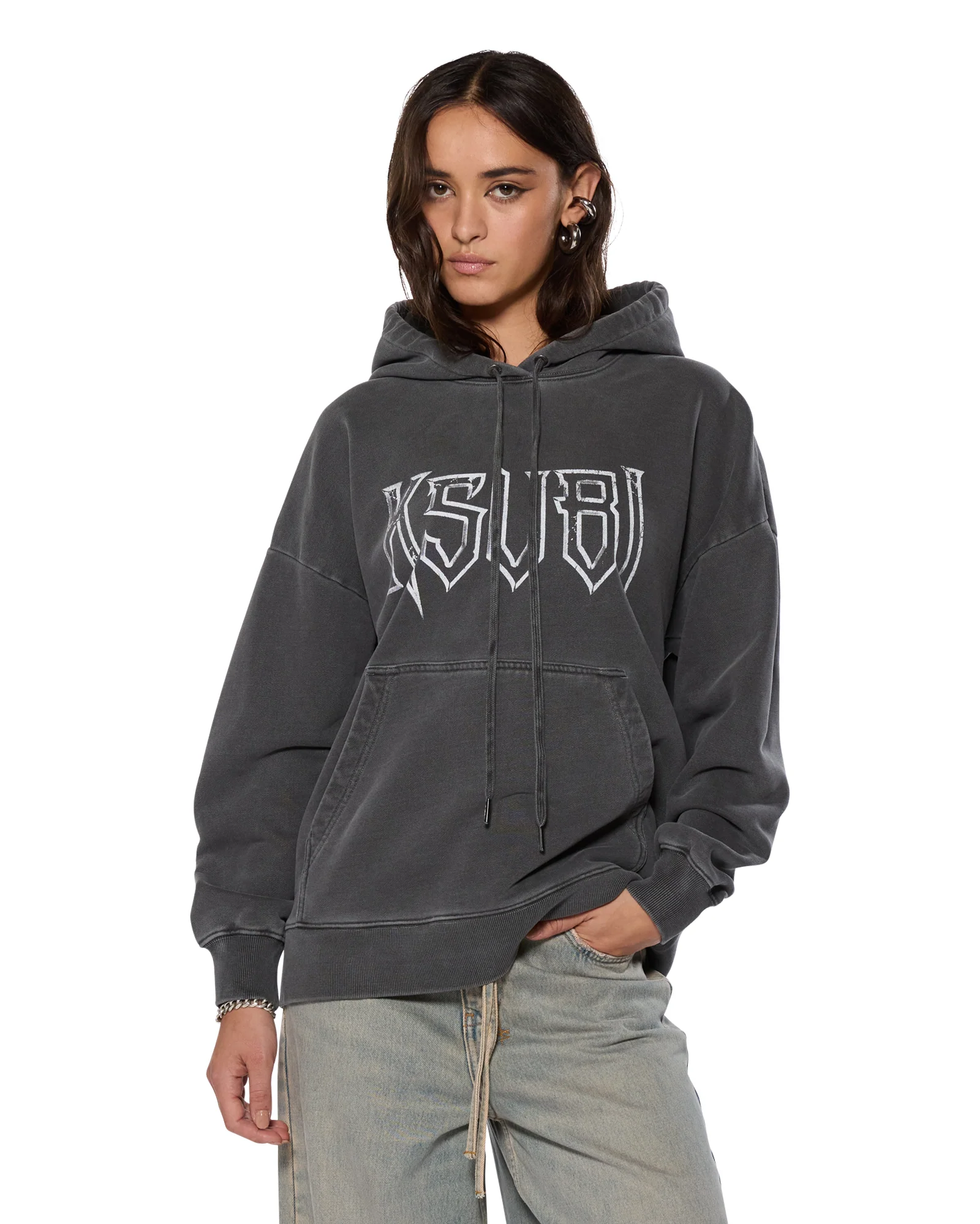 KINGDOM OH G HOODIE CHARCOAL