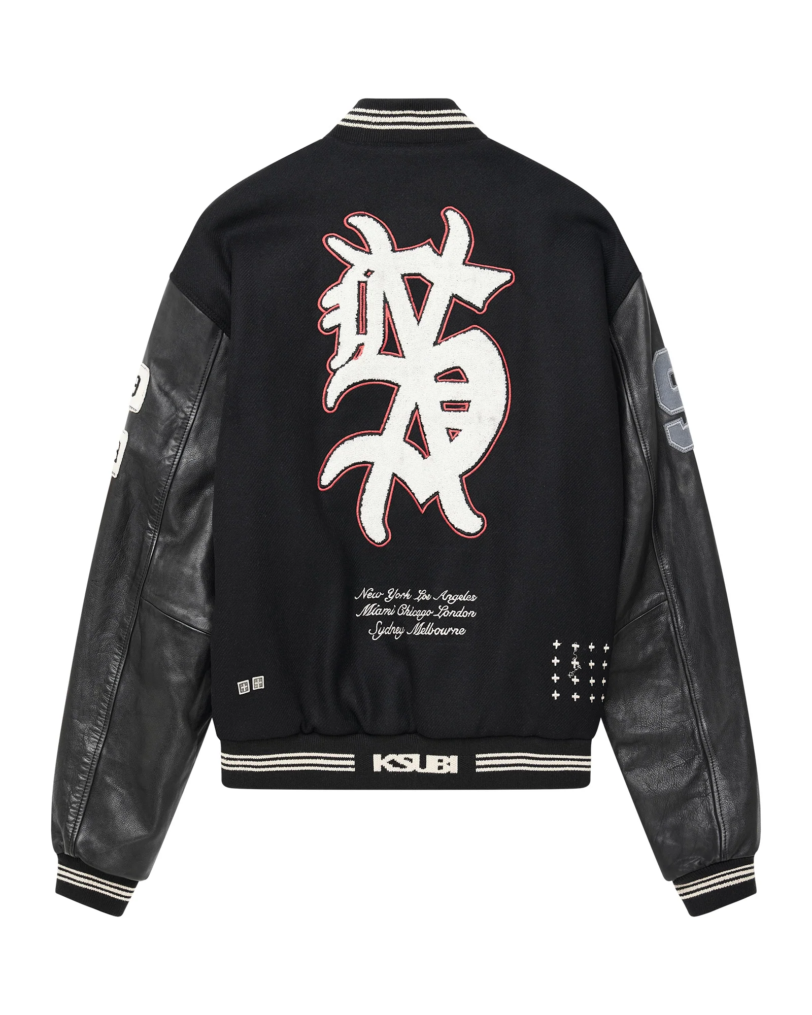 PLAYOFF VARSITY JACKET BLACK
