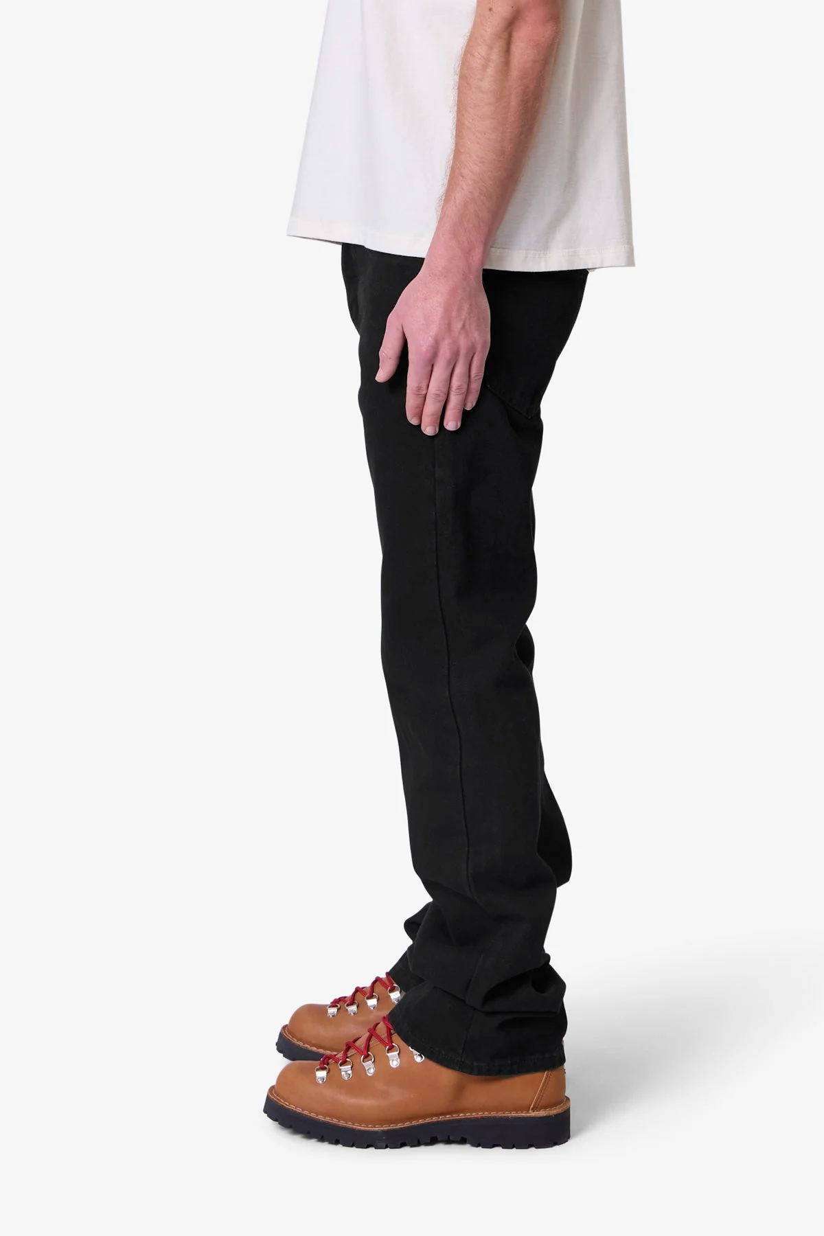 Raw Bootcut Denim - Rinsed Black