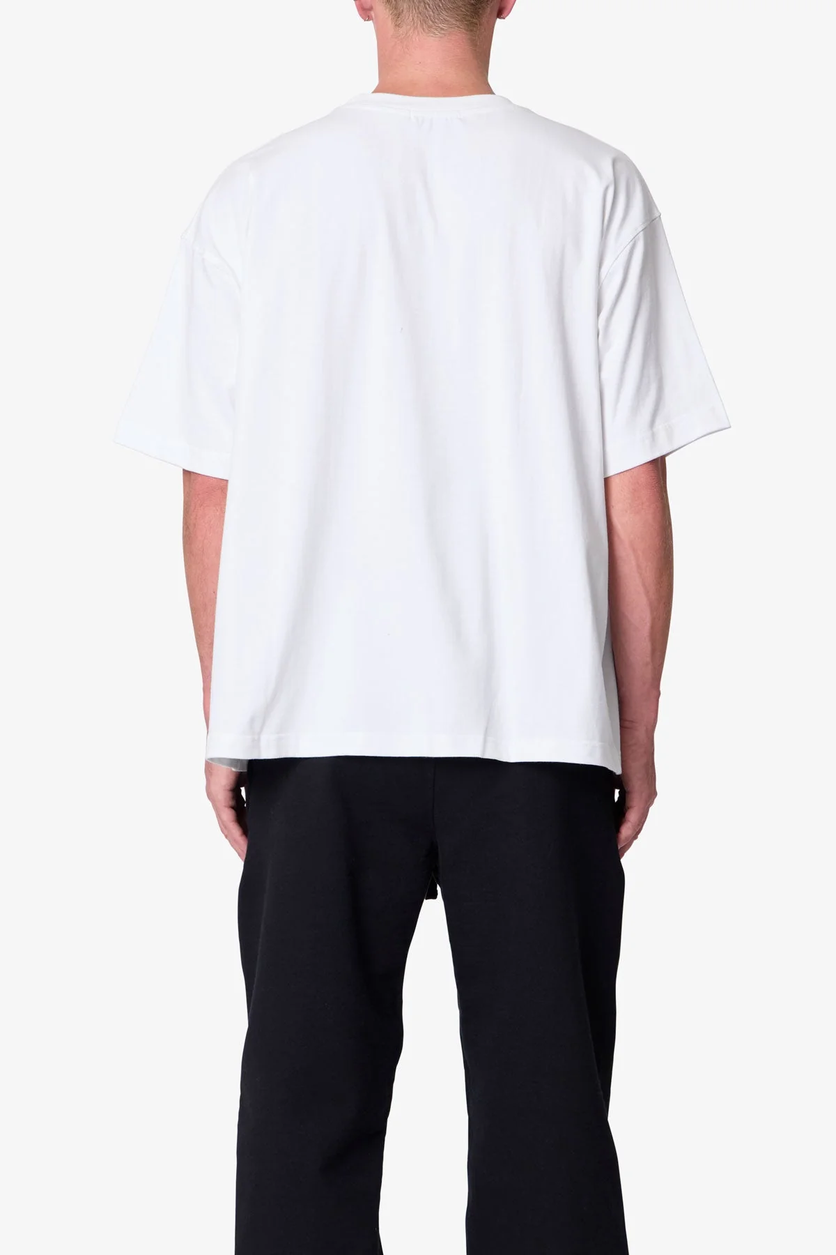 Heavy Basic Boxy Tee - White