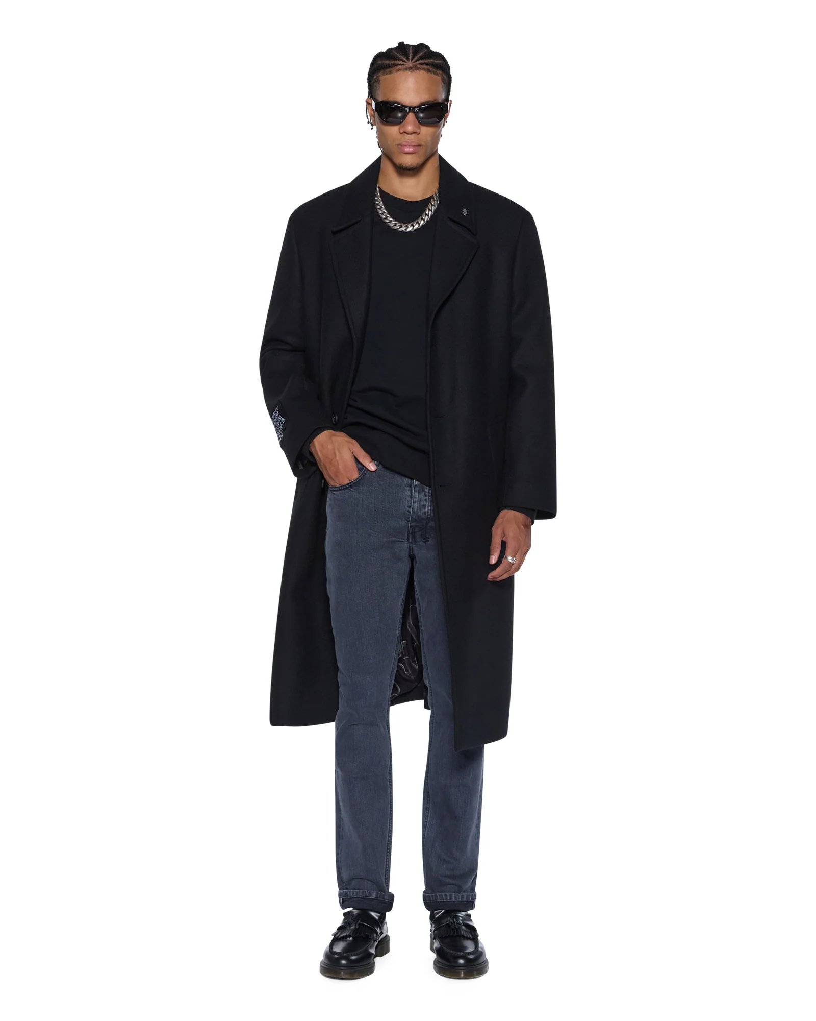 CHITCH SELVEDGE NY BLACK