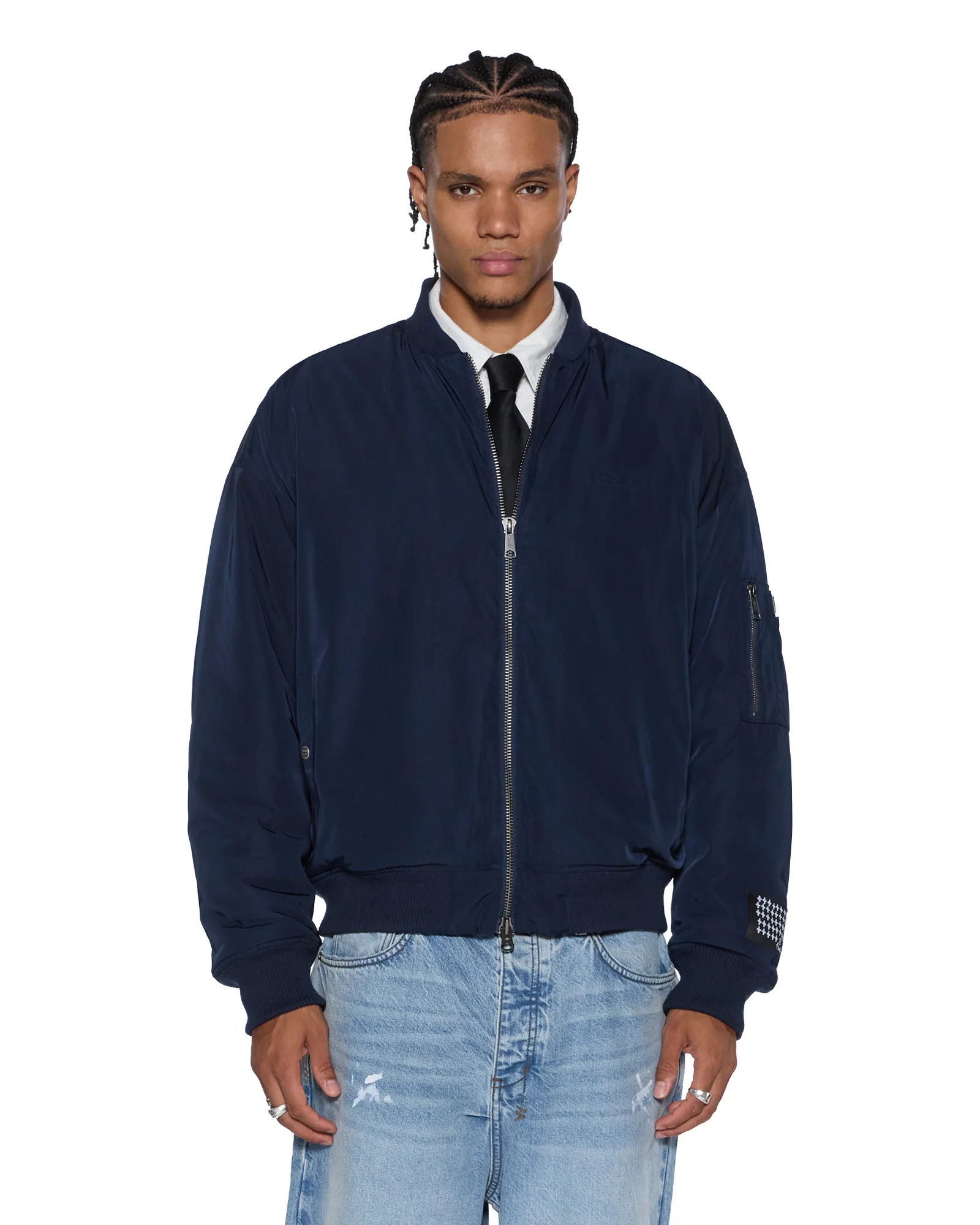 INTRUDER BOMBER JACKET NAVY