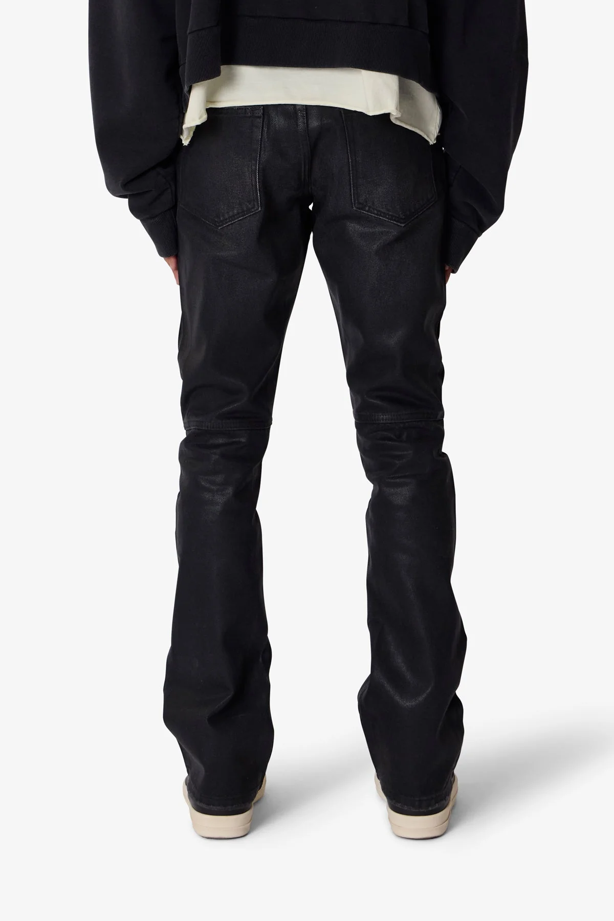 B729 Waxed Denim - Black