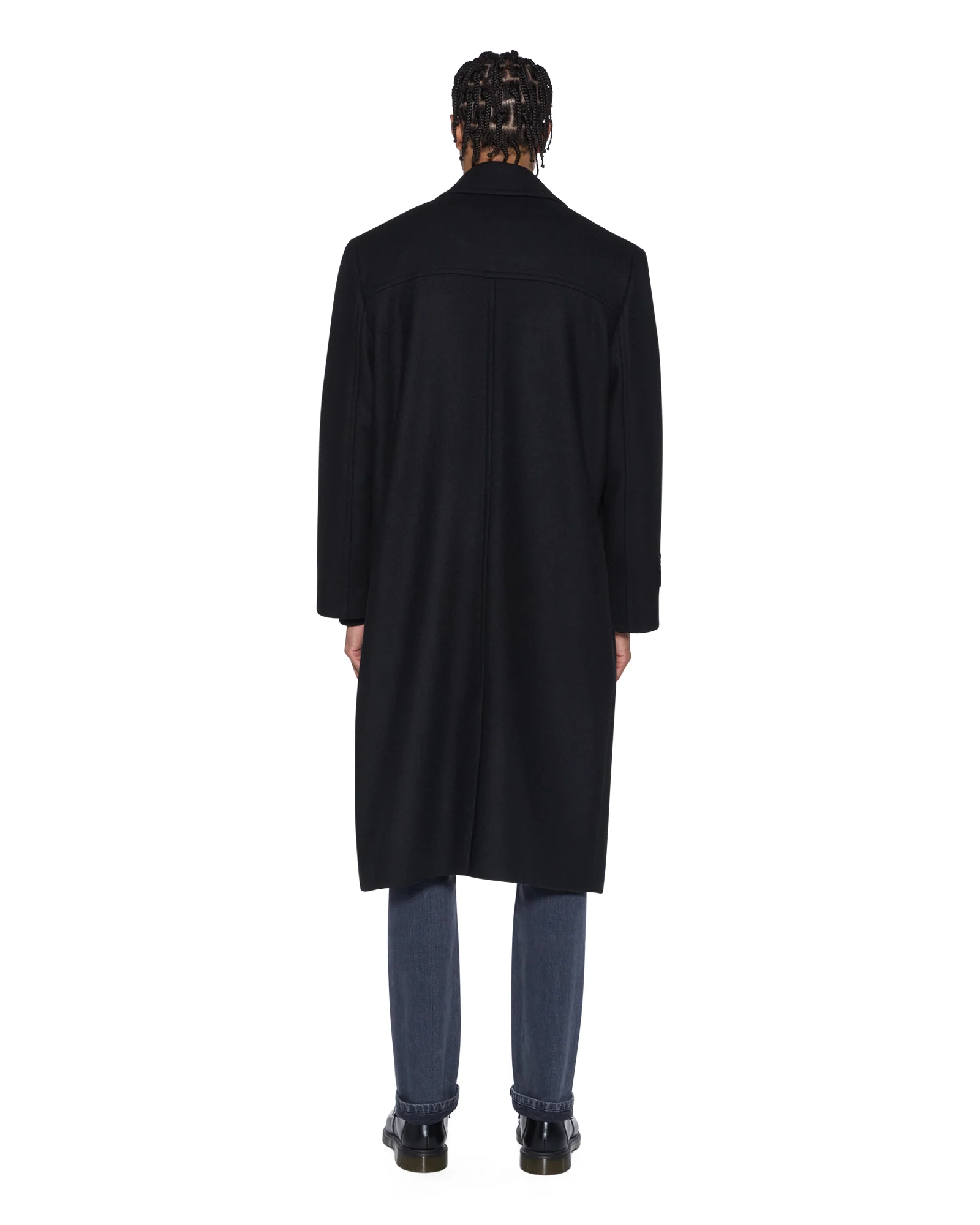 REDEMPTION WOOL COAT BLACK