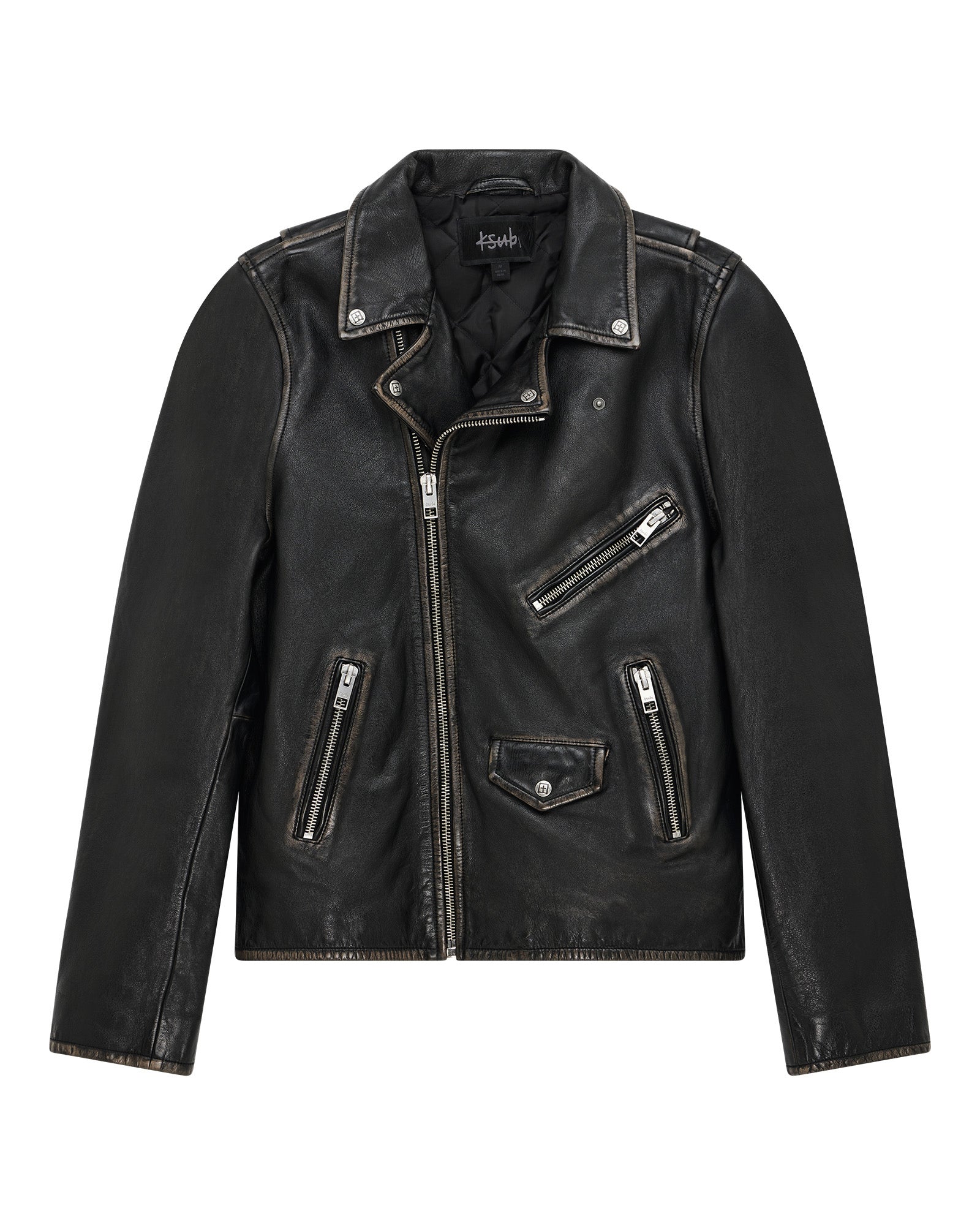 SOTT CAPITOL LEATHER JACKET BLACK