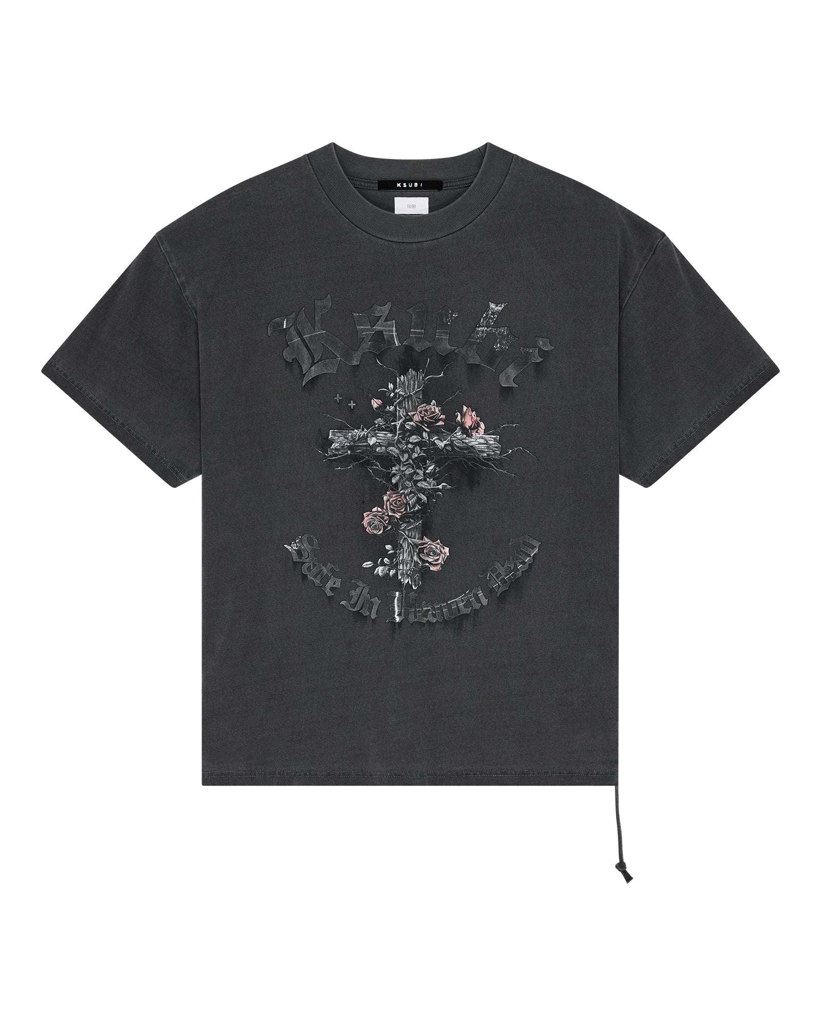 THORNED EKCESS SS TEE CHARCOAL