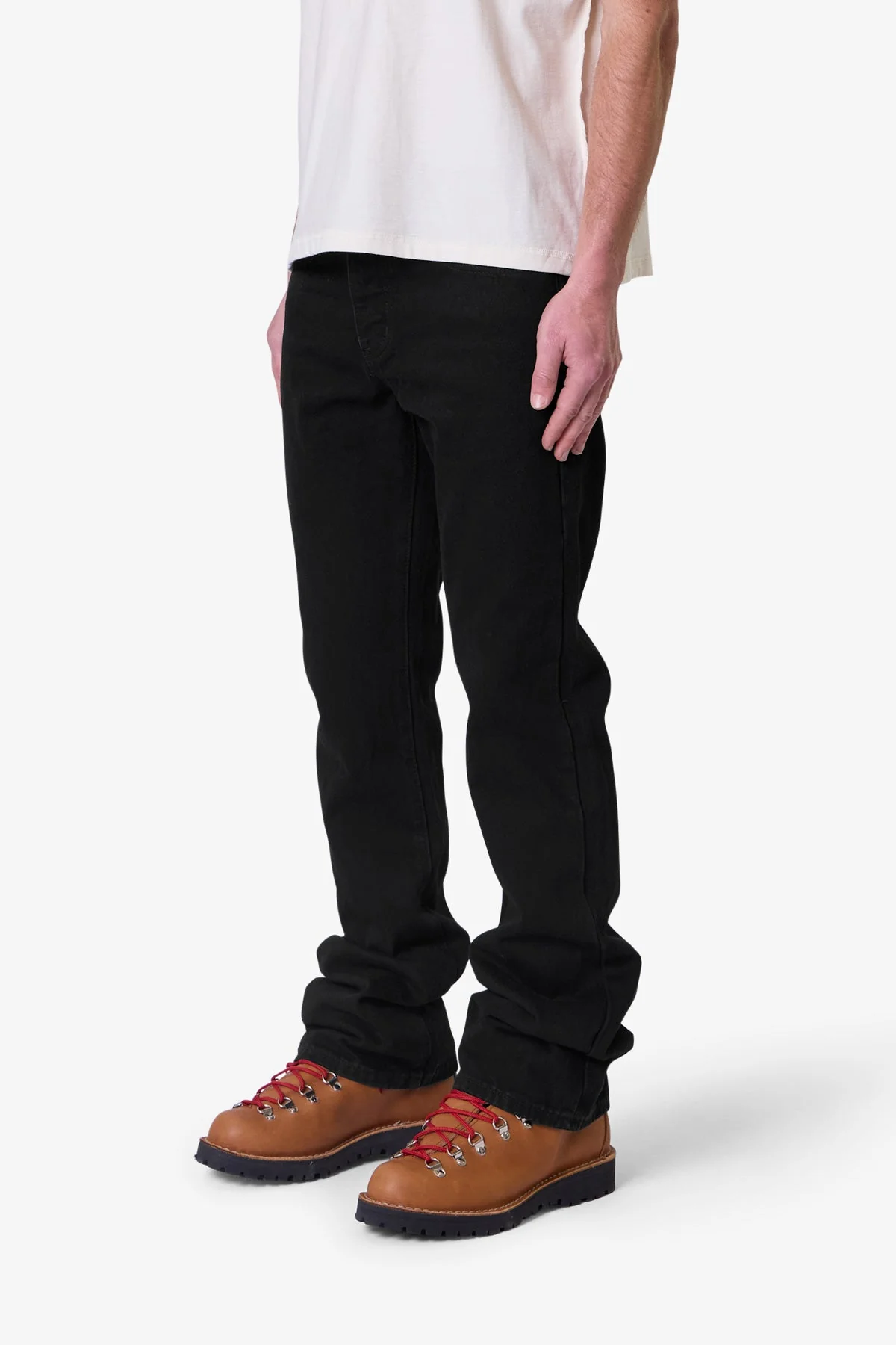 Raw Bootcut Denim - Rinsed Black