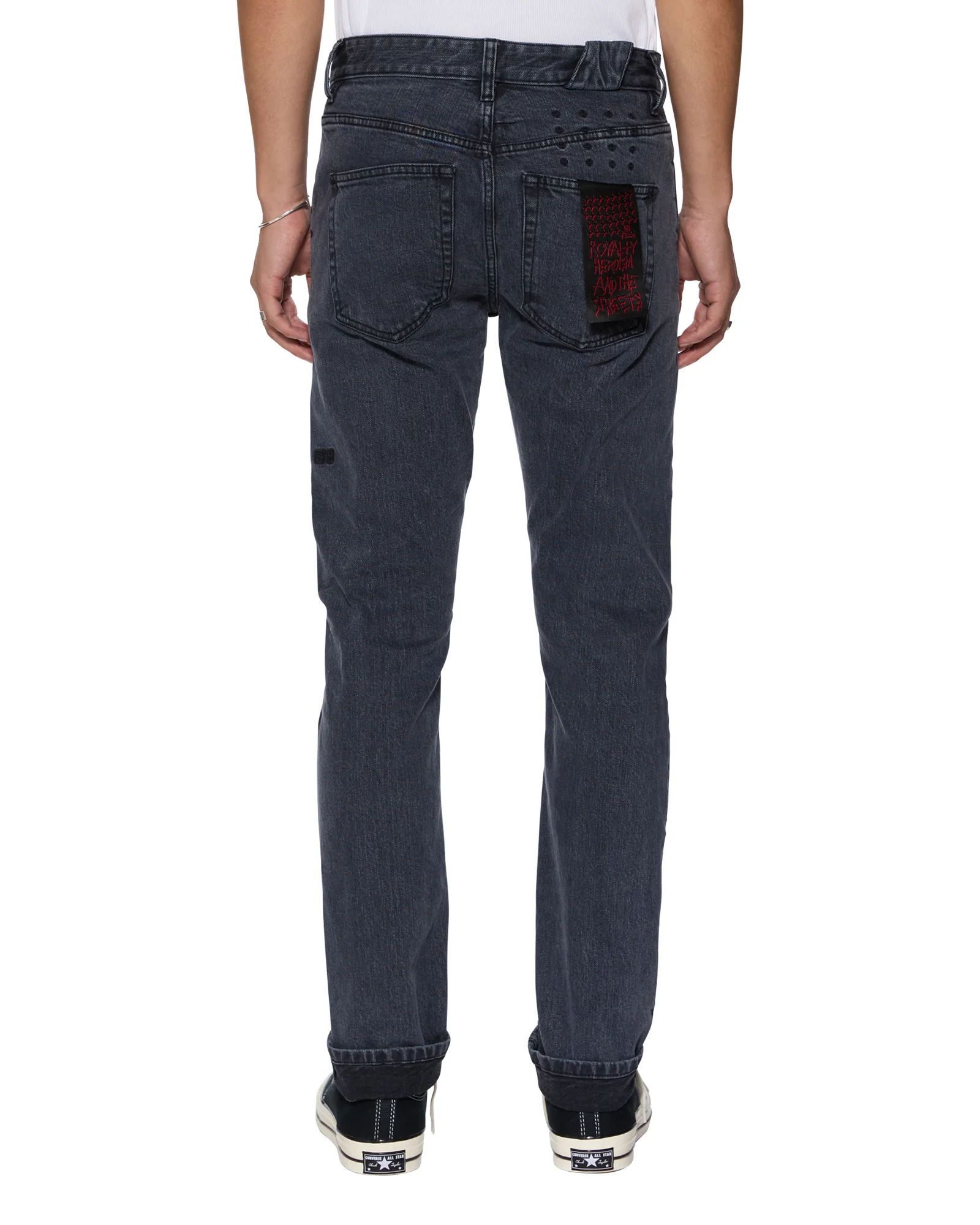 CHITCH SELVEDGE NY BLACK