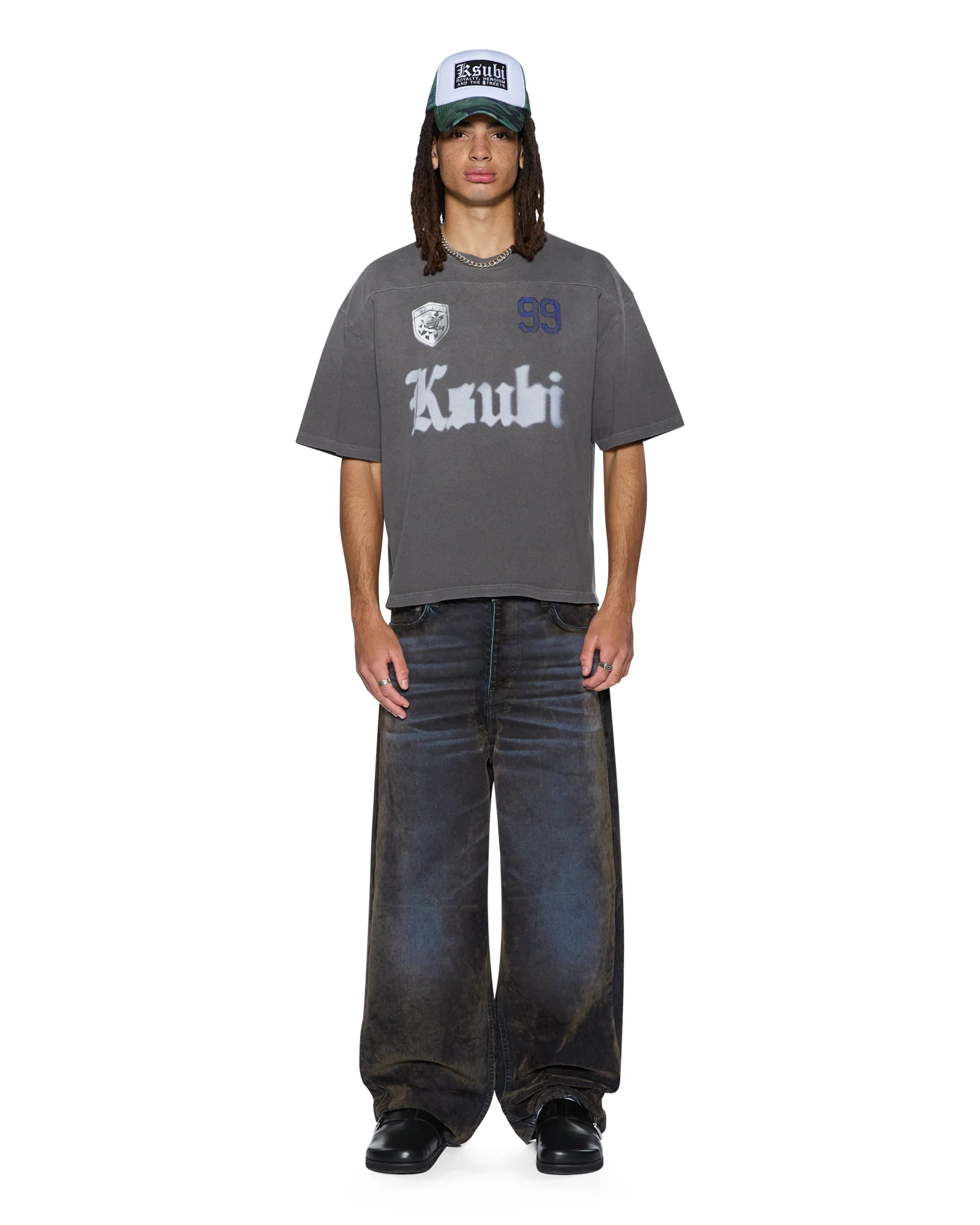 UTOPIA HALEN RAGLAN SS TEE CHARCOAL