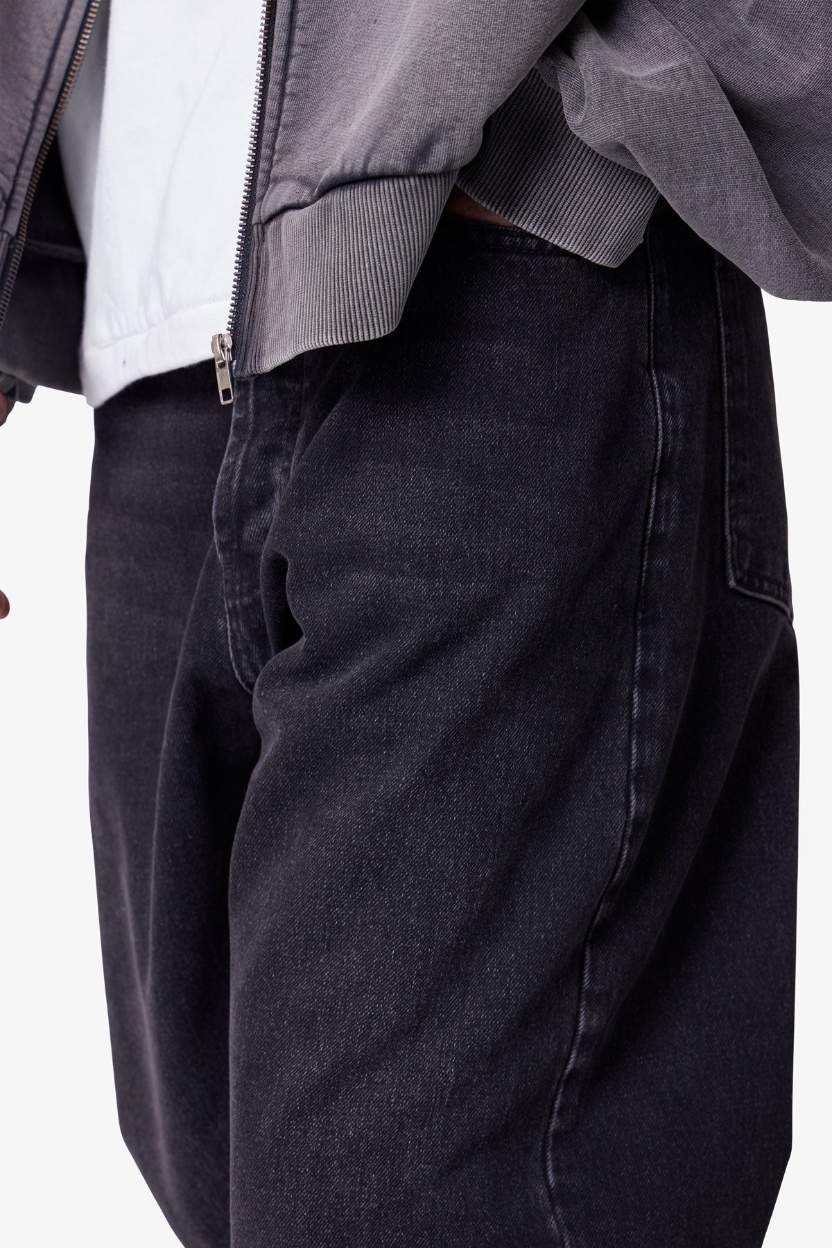Ultra Baggy Denim - Stone Wash Black